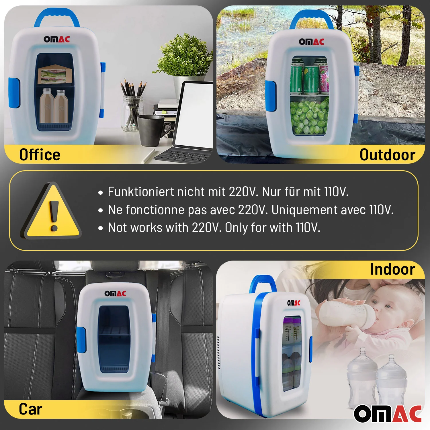 10L Portable Cooler and Warmer Car Refrigerator Outdoor 12V Mini Camping Fridge - Image 4