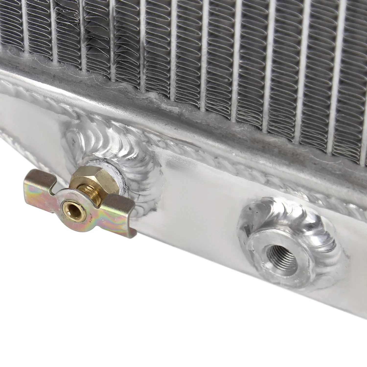 1964-1966 Ford Mustang Shelby V8 L6 Aluminum 3-Row Radiator - Image 7