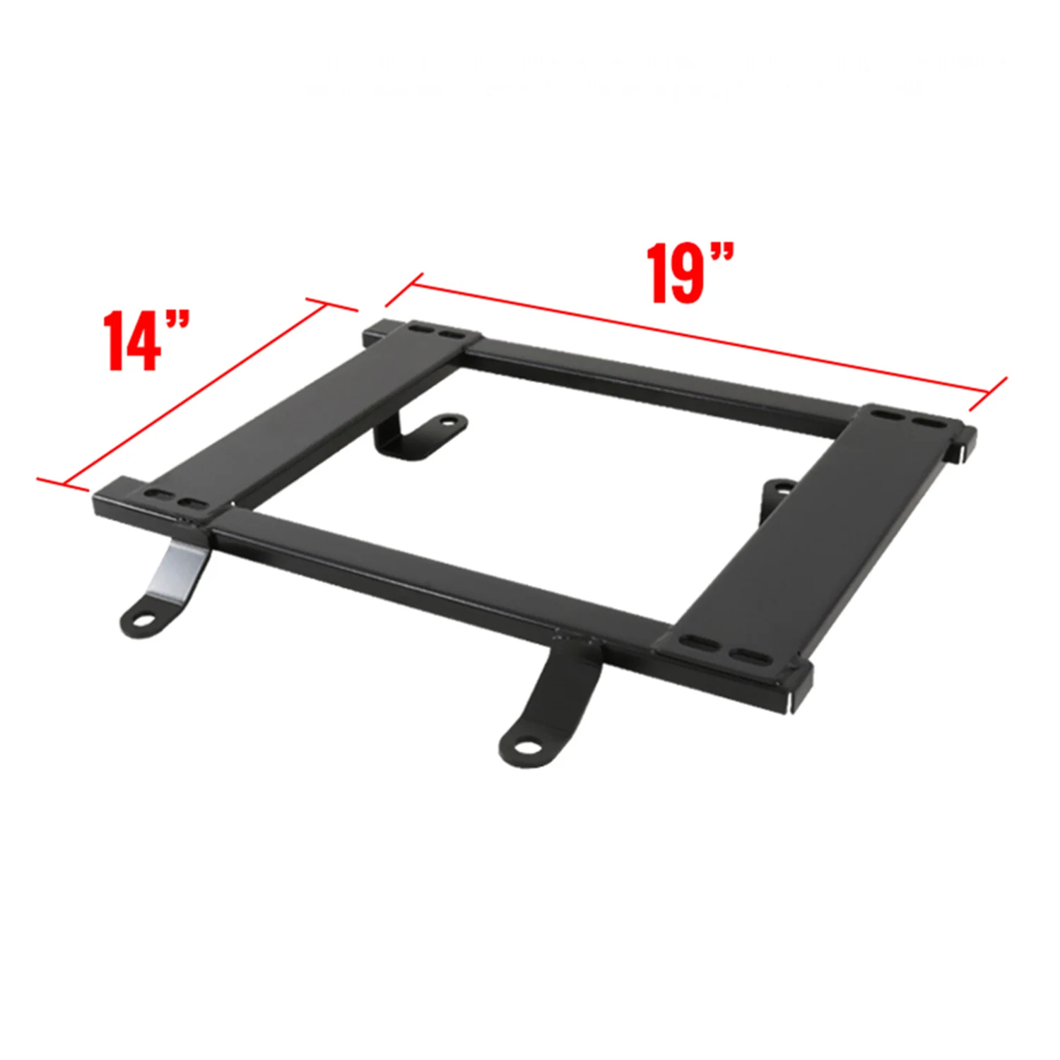 1979-1998 Ford Mustang Tensile Steel Racing Seat Mounting Brackets 19"x14" - Image 2