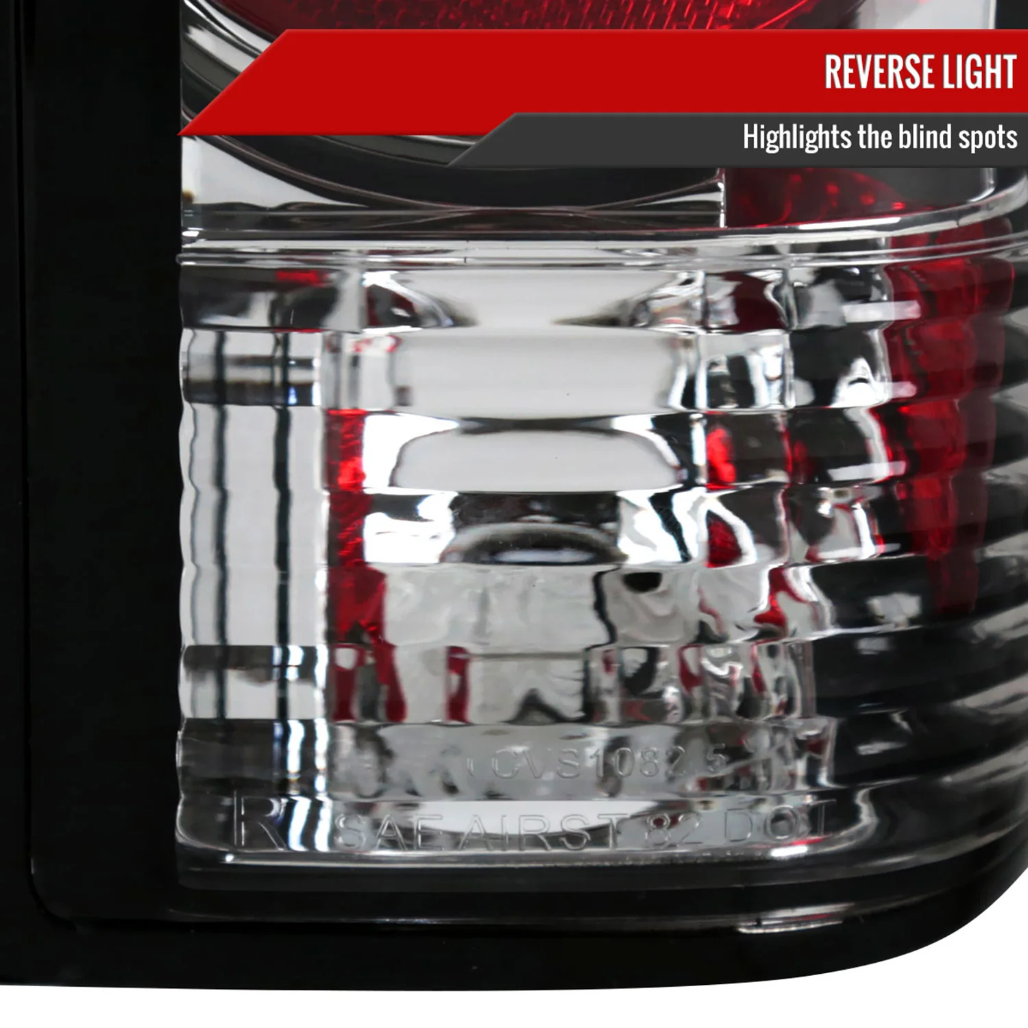 1982-1994 Chevy S10/Blazer GMC S15/Sonoma Tail Lights Chrome/Clear Lens - Image 5