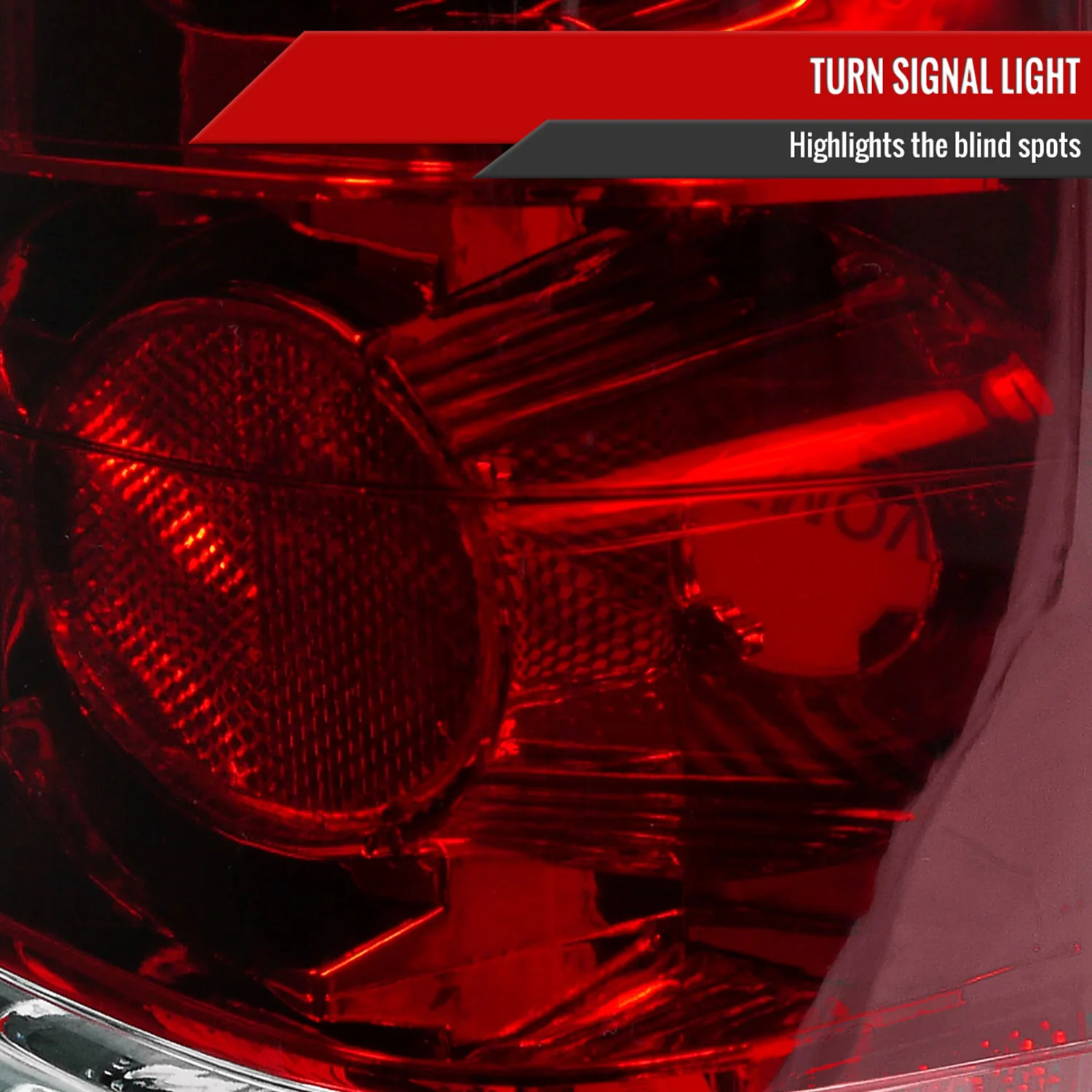 1982-1994 Chevy S10/Blazer GMC S15/Sonoma Tail Lights Chrome/Red Clear Lens - Image 4