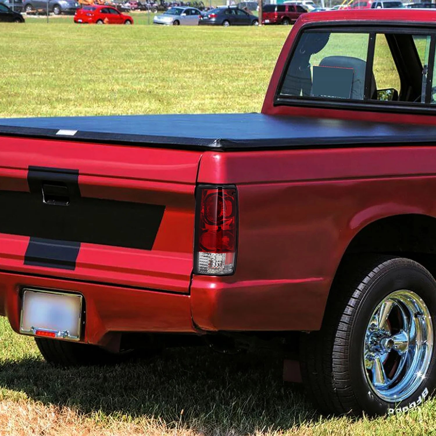1982-1994 Chevy S10/Blazer GMC S15/Sonoma Tail Lights Chrome/Red Clear Lens - Image 9