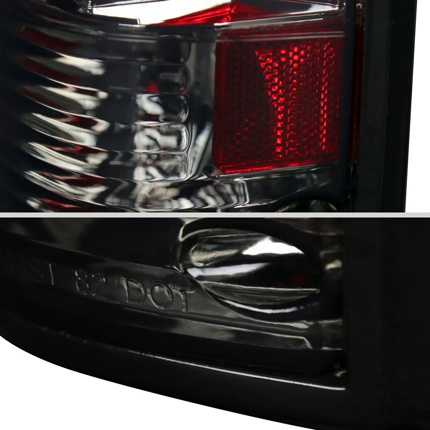 1982-1994 Chevy S10/Blazer GMC S15/Sonoma Tail Lights Chrome/Smoke Lens - Image 6