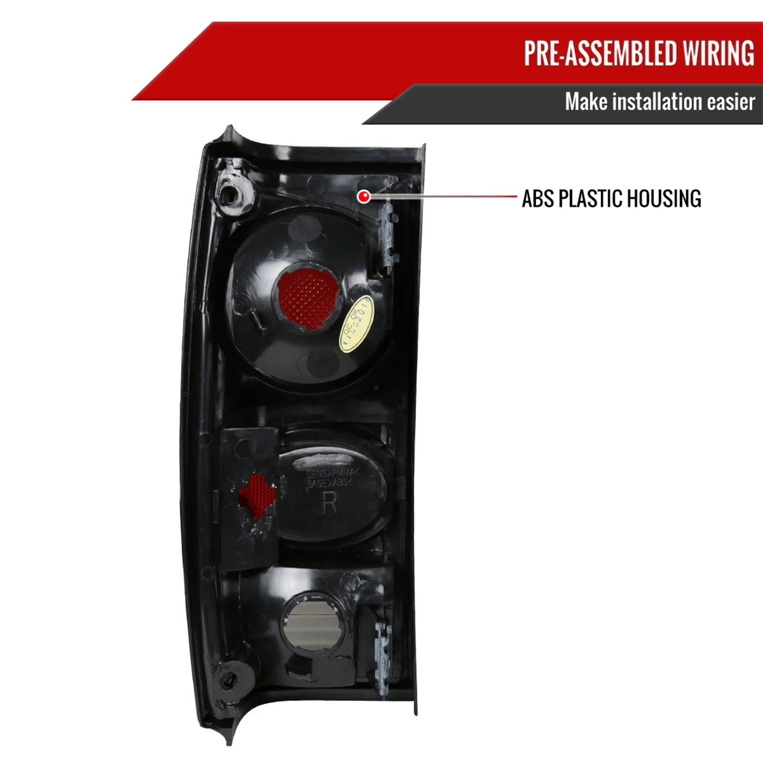 1982-1994 Chevy S10/Blazer GMC S15/Sonoma Tail Lights Chrome/Smoke Lens - Image 7