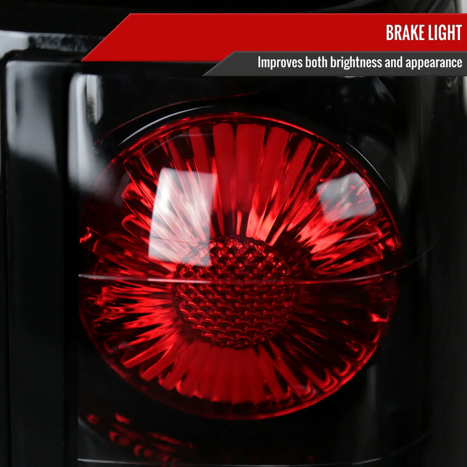 1982-1994 Chevy S10/Blazer GMC S15/Sonoma Tail Lights Matte Black/Clear Lens - Image 3