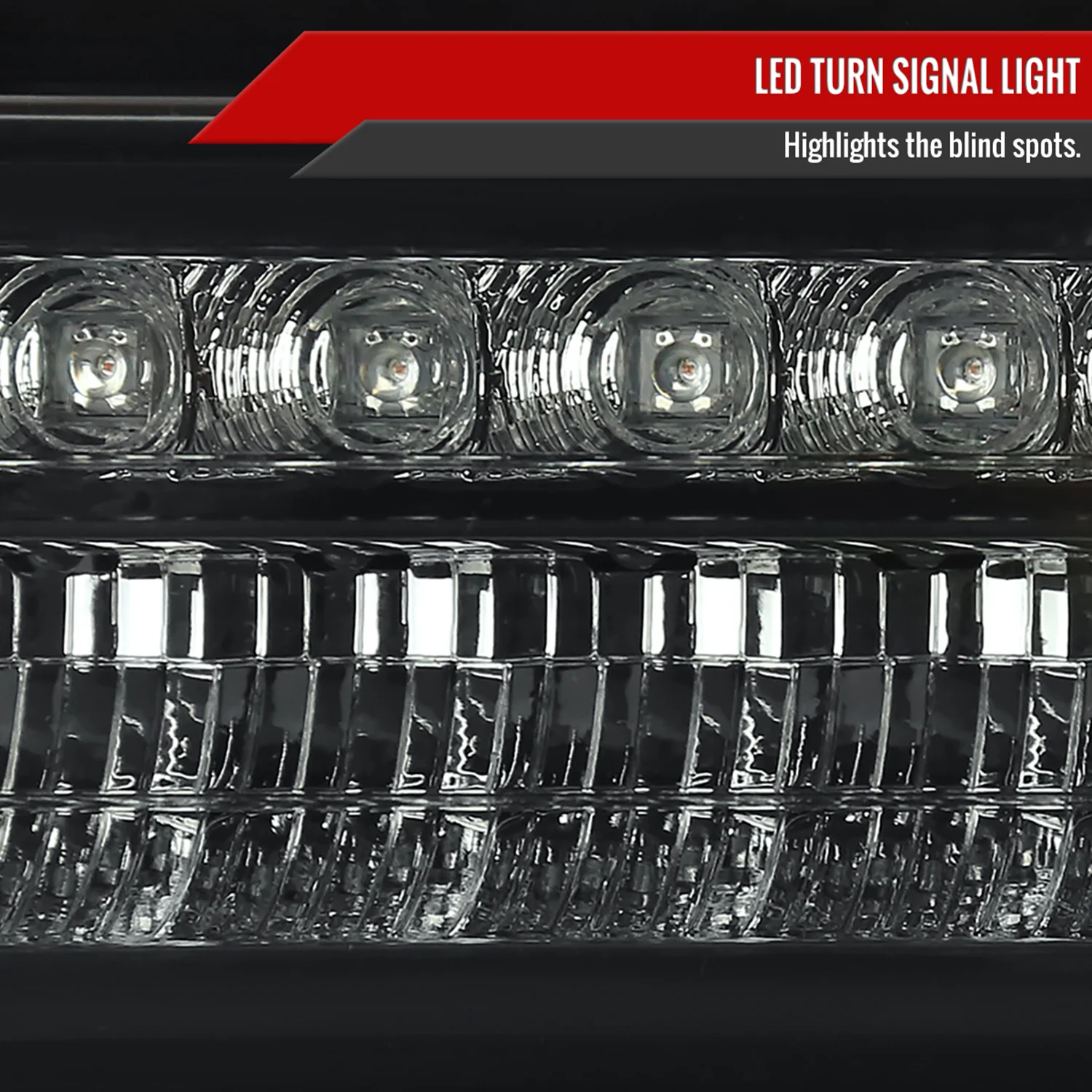 1988-1998 Chevy Blazer/Tahoe/Silverado/Sierra/Yukon LED Bumper Lights Smoke - Image 3