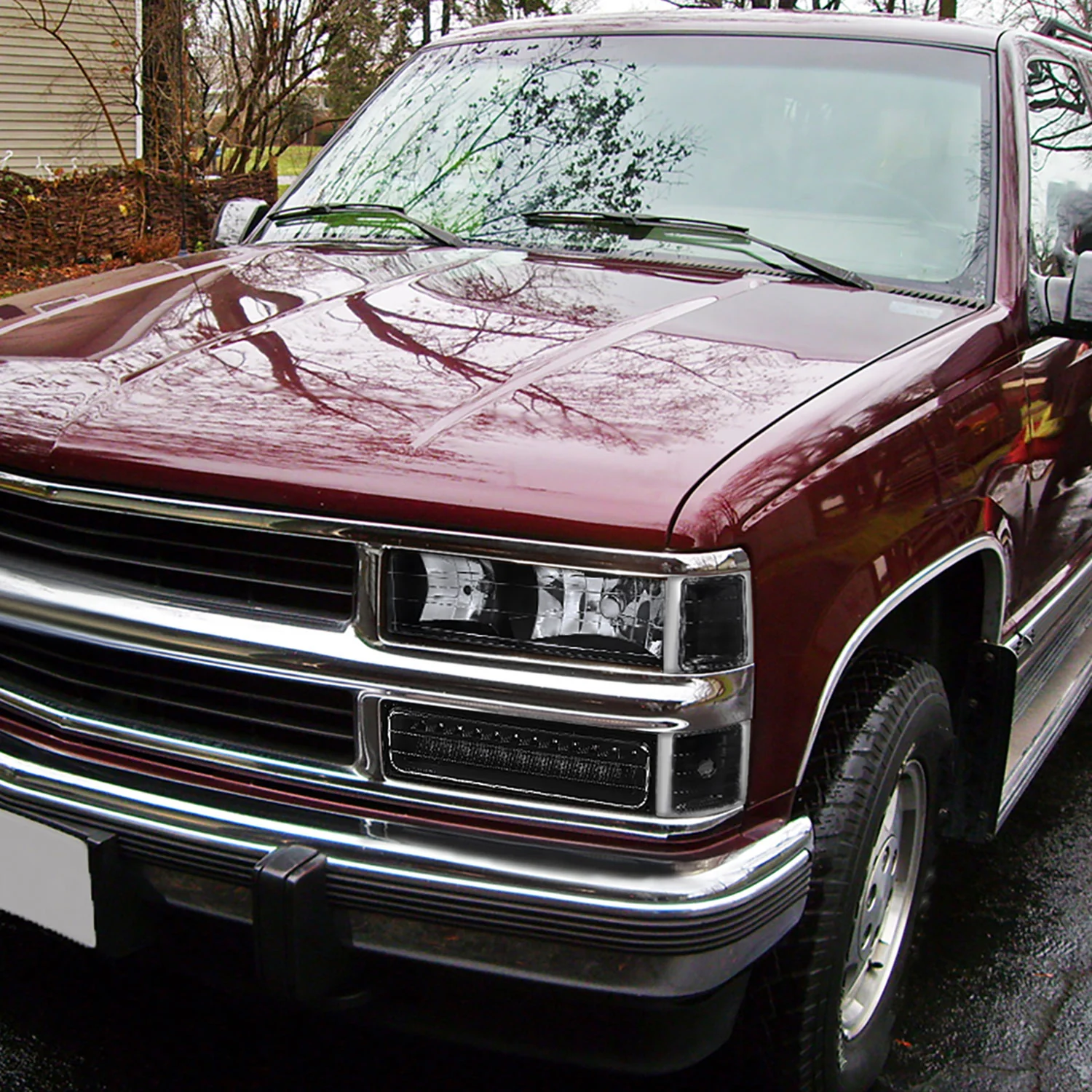 1988-1999 Chevy Blazer/Tahoe/Silverado/Sierra/Yukon LED Bumper Lights Black - Image 10