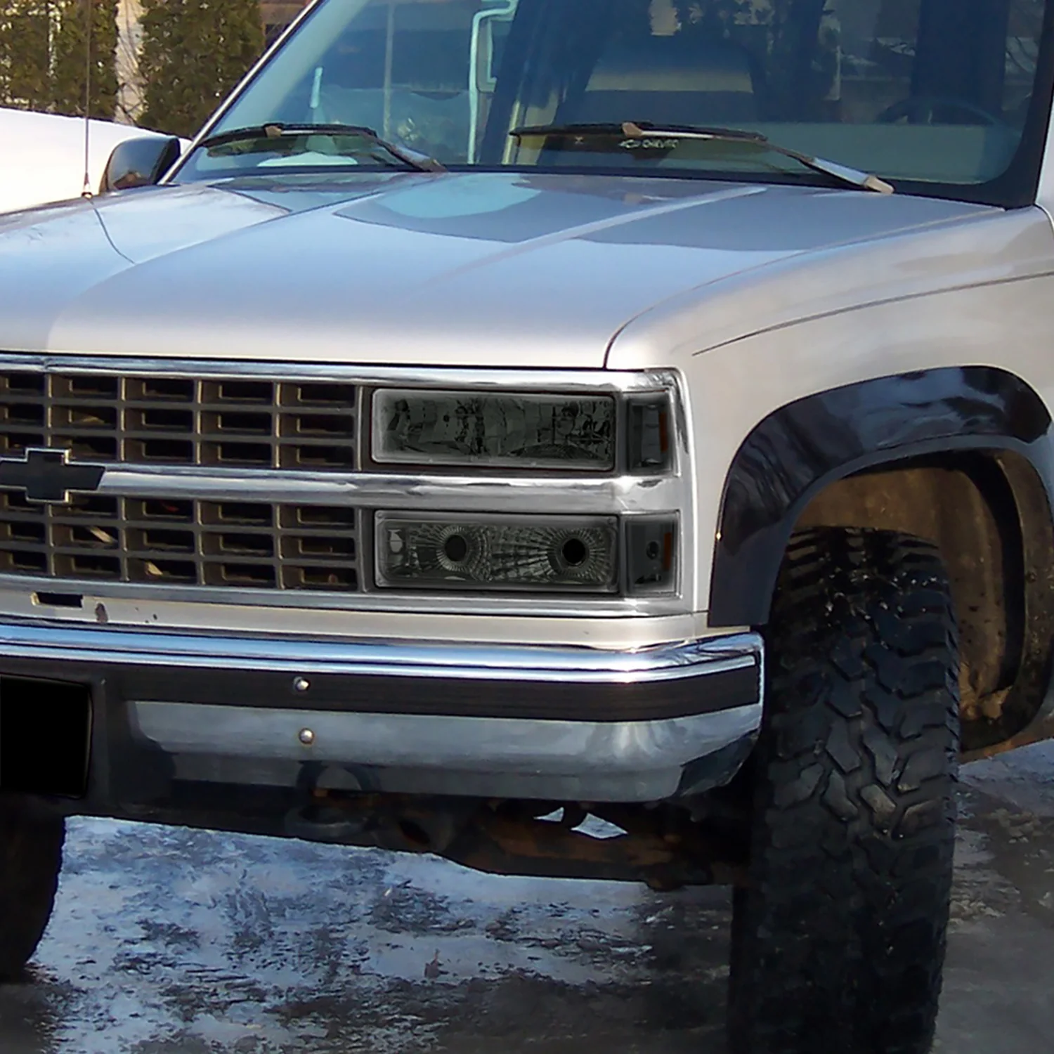 1988-1999 Chevy Suburban/Silverado/Tahoe/Sierra/Yukon Bumper Lights Smoke - Image 10