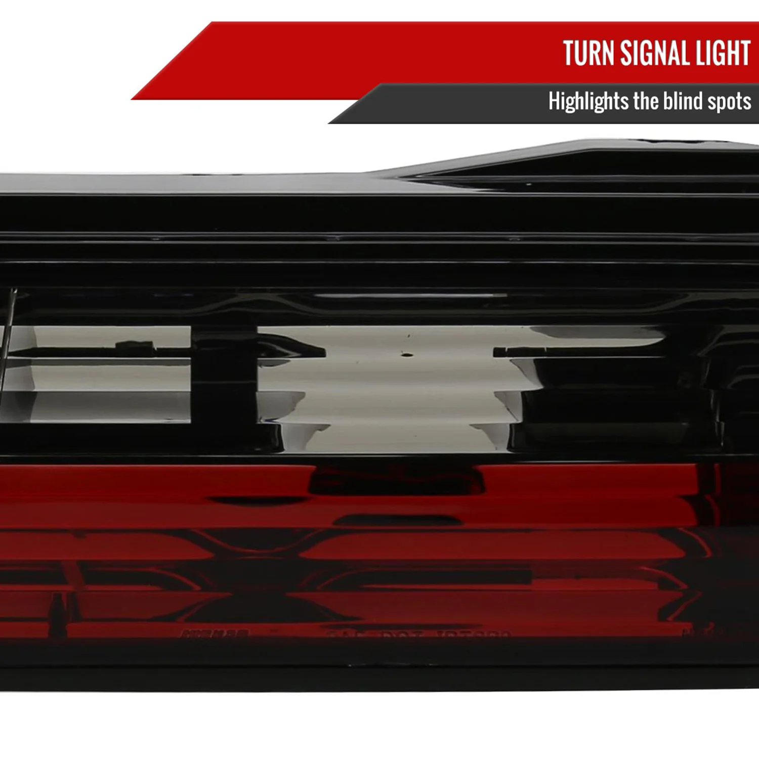 1989-1994 Nissan 240SX S13 Coupe Tail Lights Chrome Housing/Red Smoke Lens - Image 4
