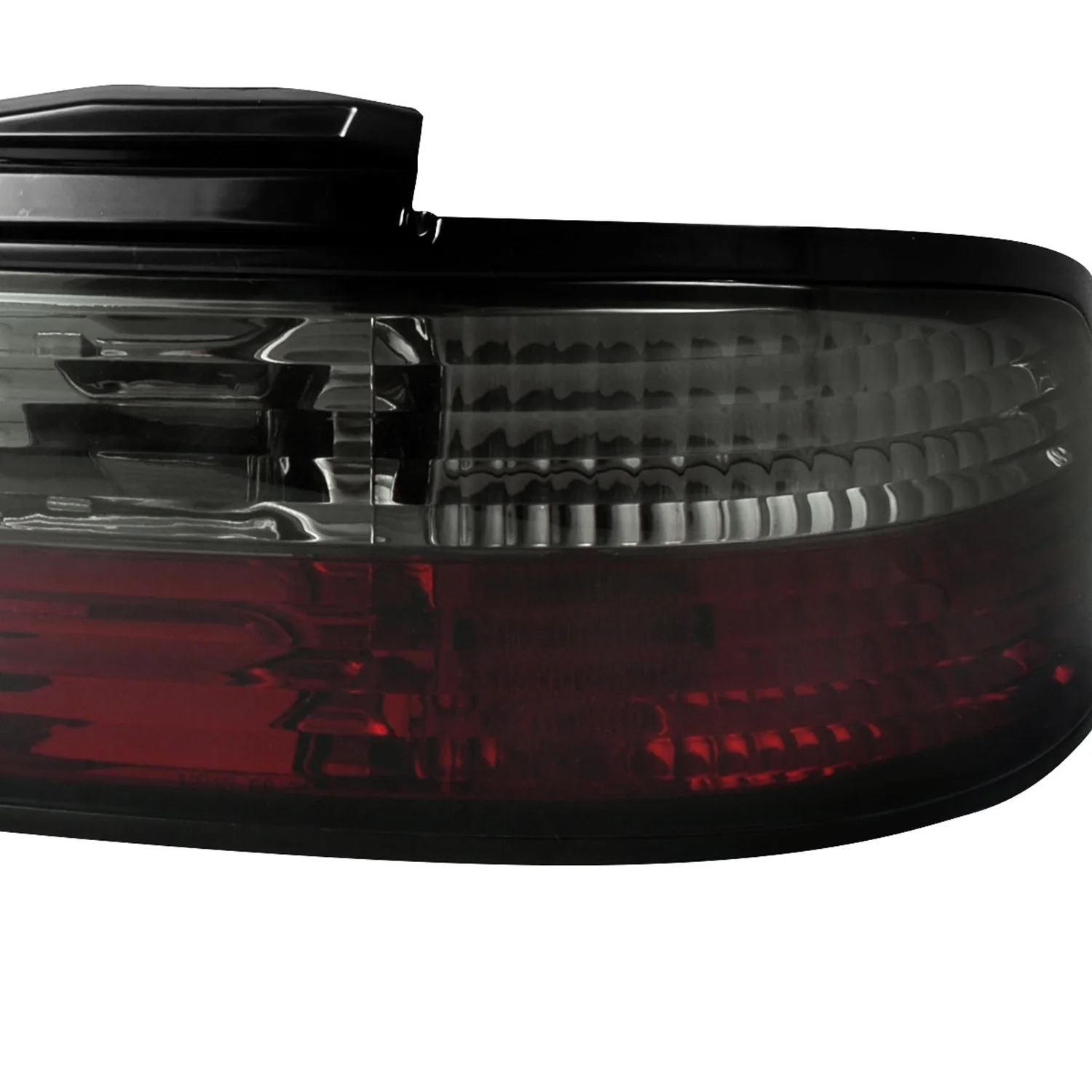 1989-1994 Nissan 240SX S13 Coupe Tail Lights Chrome Housing/Red Smoke Lens - Image 6