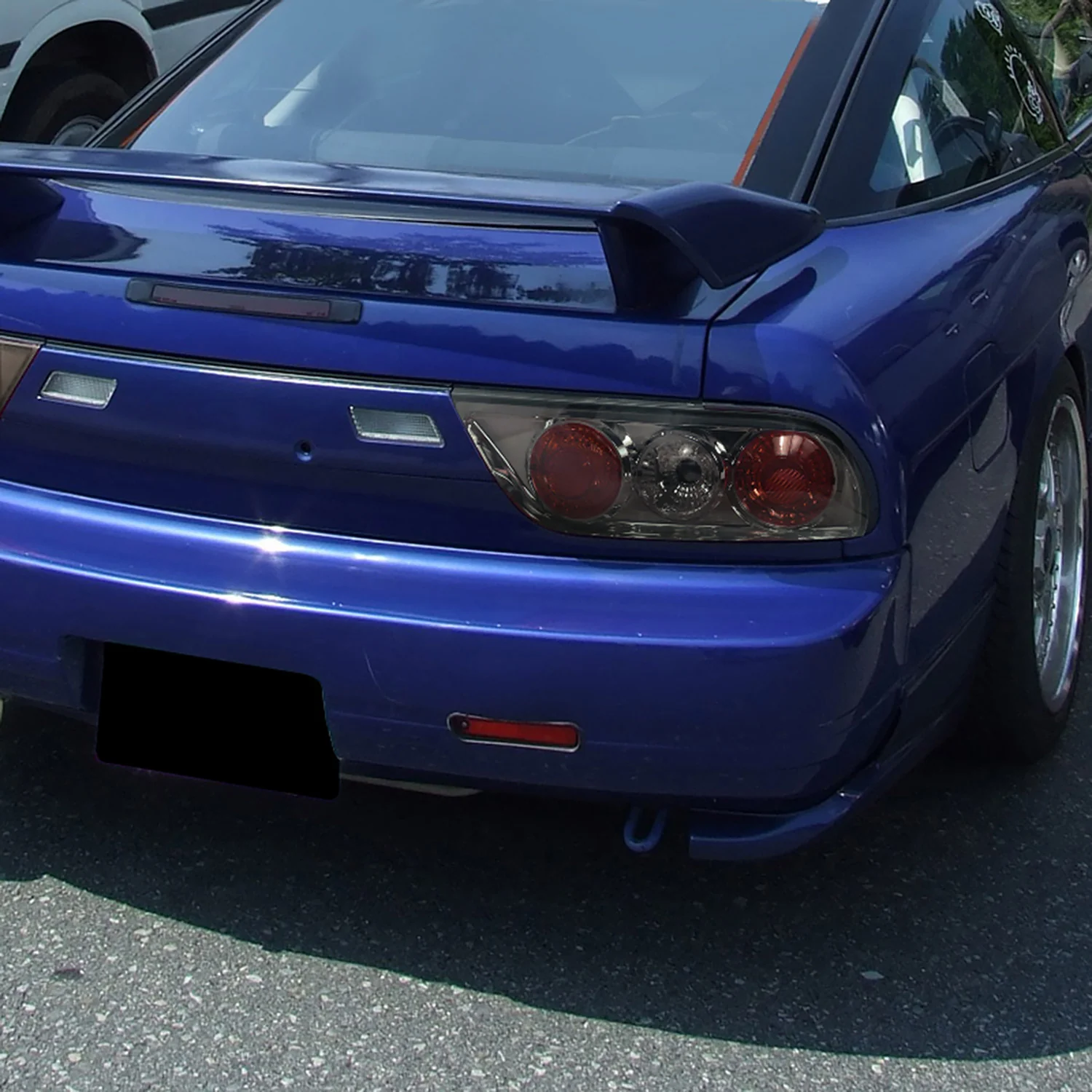 1989-1994 Nissan 240SX S13 Hatchback Tail Lights Chrome Housing/Smoke Lens - Image 10