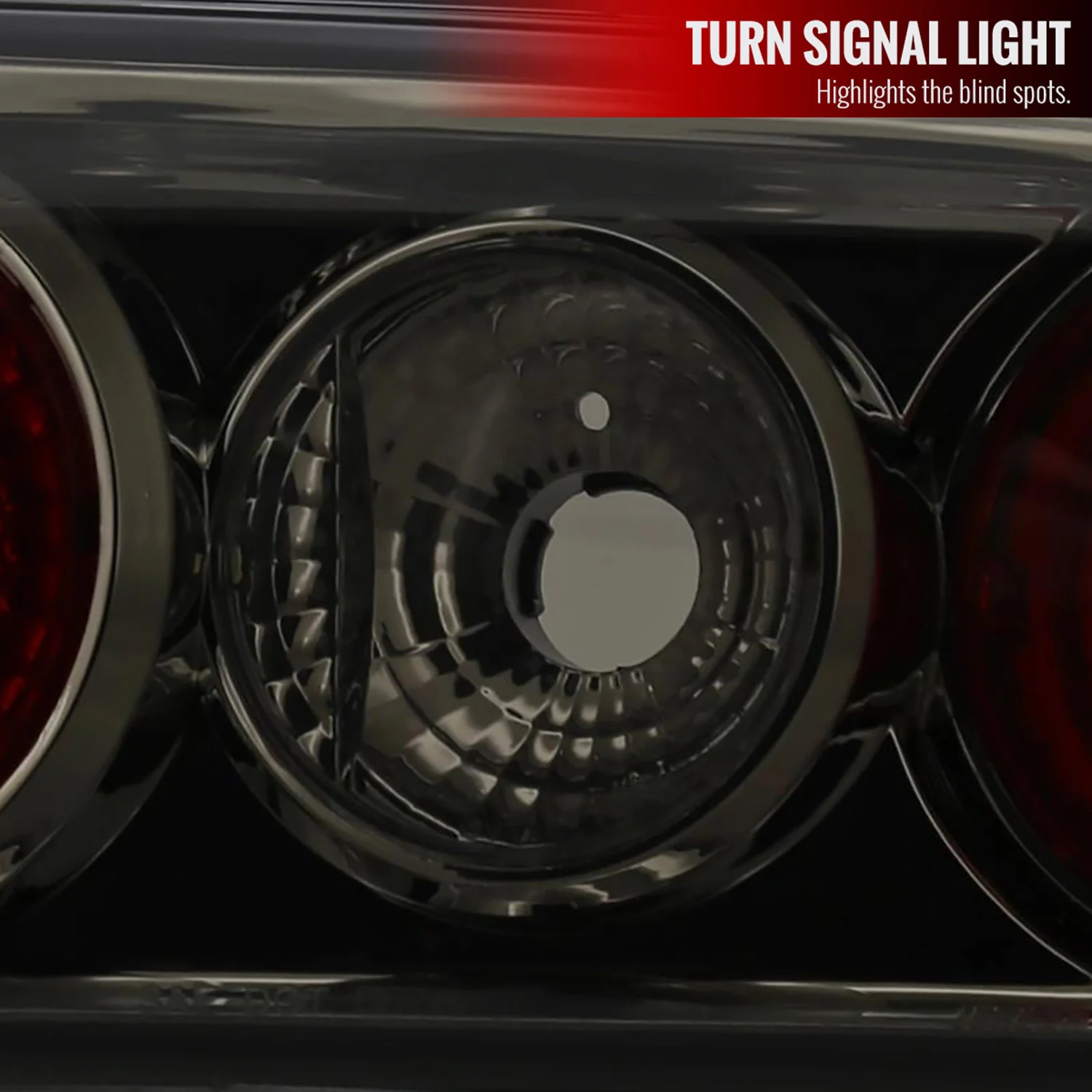 1989-1994 Nissan 240SX S13 Hatchback Tail Lights Chrome Housing/Smoke Lens - Image 3