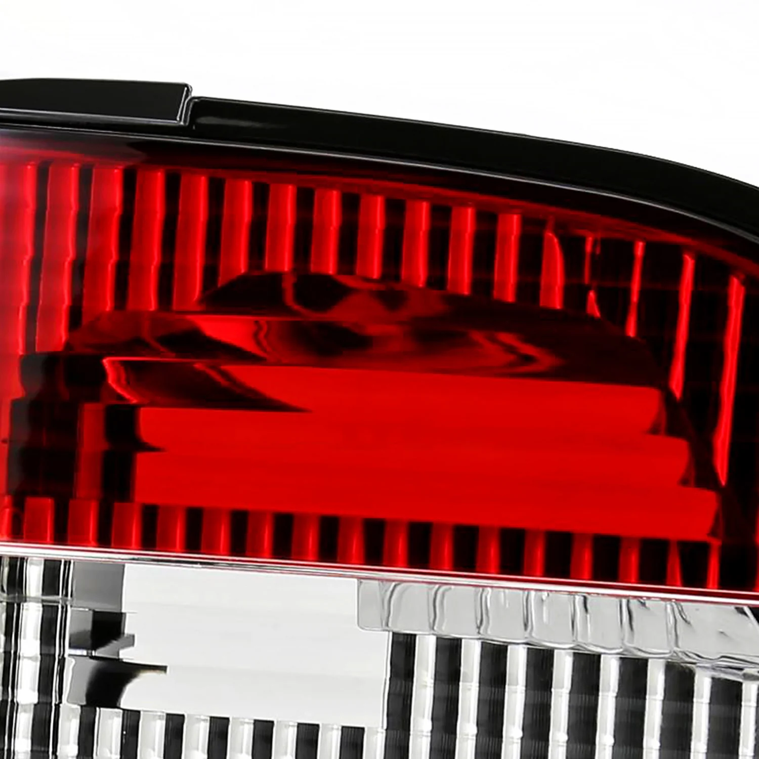 1989-1994 Nissan 240SX S13 HB Tail Lights & Trunk Light Chrome/Red Clear - Image 4