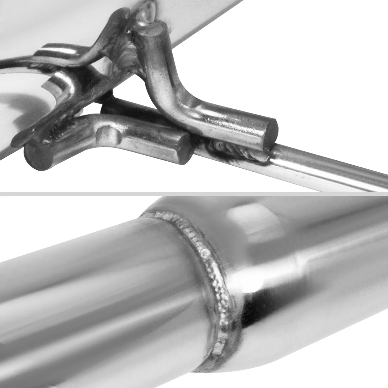 1989-1994 Nissan 240SX S13 T-304 S.Steel N1 Style Catback Exhaust System - Image 7