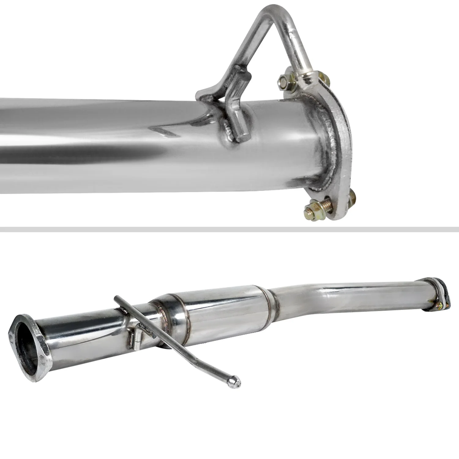 1989-1994 Nissan 240SX S13 T-304 S.Steel N1 Style Catback Exhaust System - Image 8