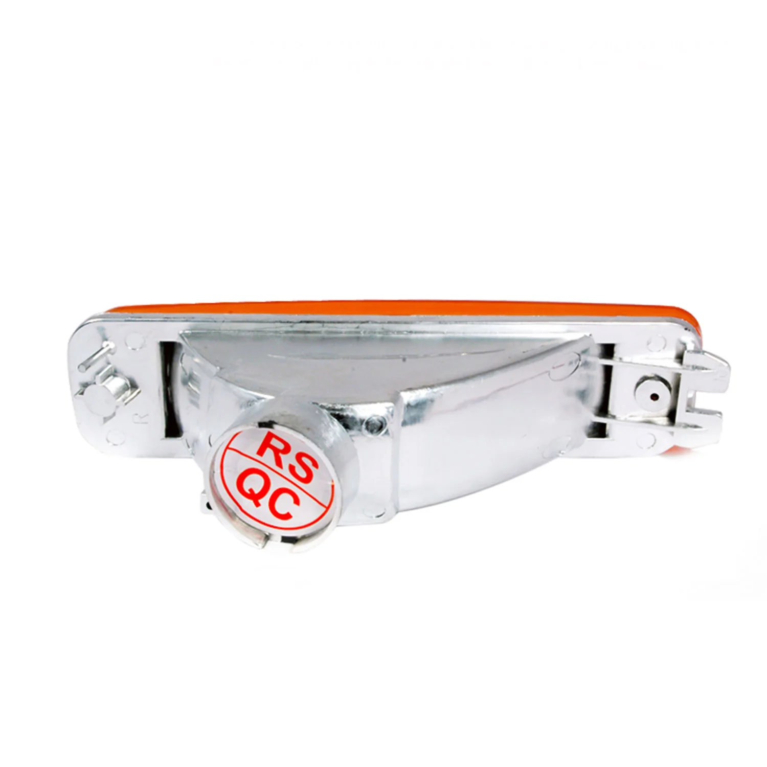 1990-1991 Acura Integra Bumper Lights Chrome Housing/Amber Lens - Image 5