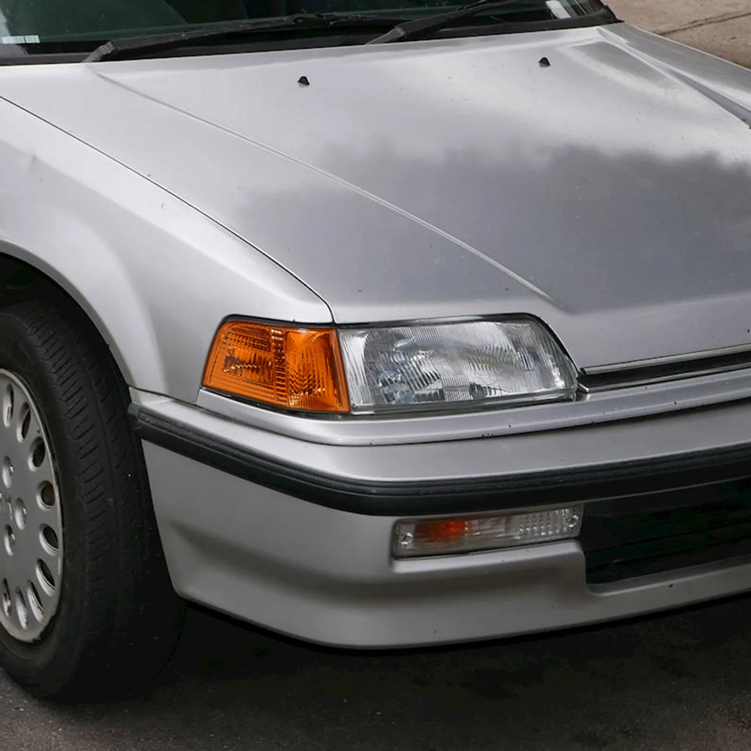 1990-1991 Honda Civic 2/3DR Corner Lights Chrome Housing/Amber Lens - Image 9