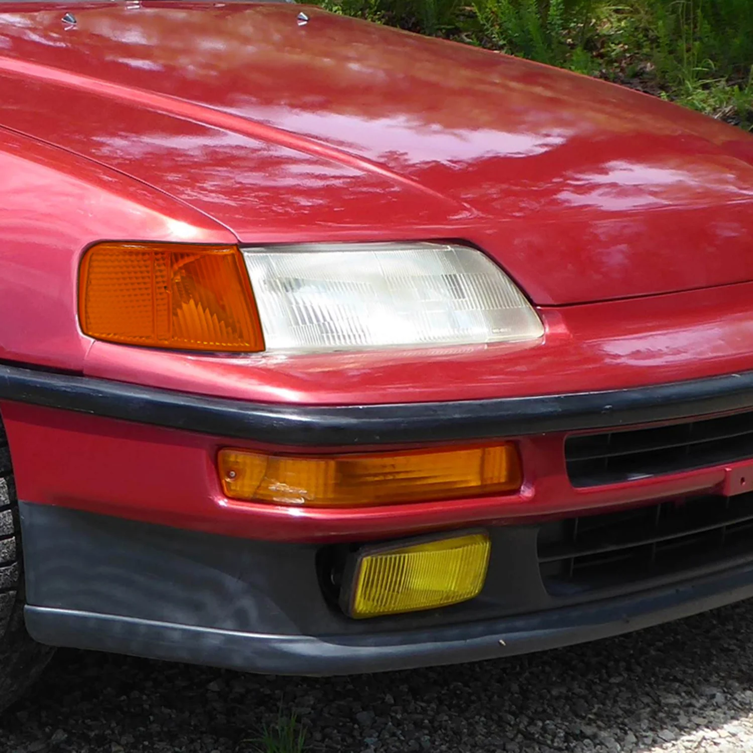 1990-1991 Honda CRX Corner Lights Chrome Housing/Amber Lens - Image 9