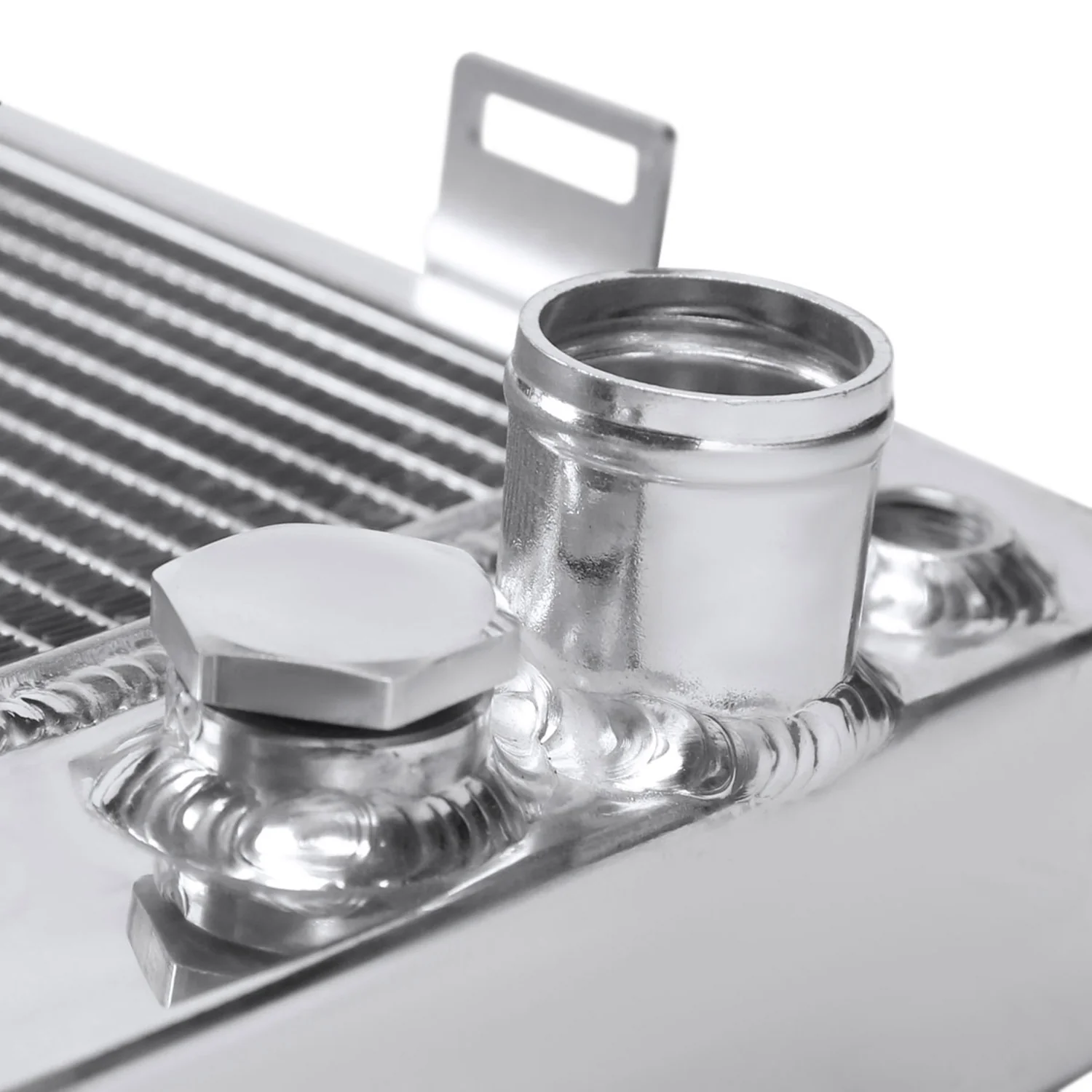 1991-2001 Jeep Cherokee/Comanche 2.5L/4.0L Alu 3-Row Performance Radiator - Image 5