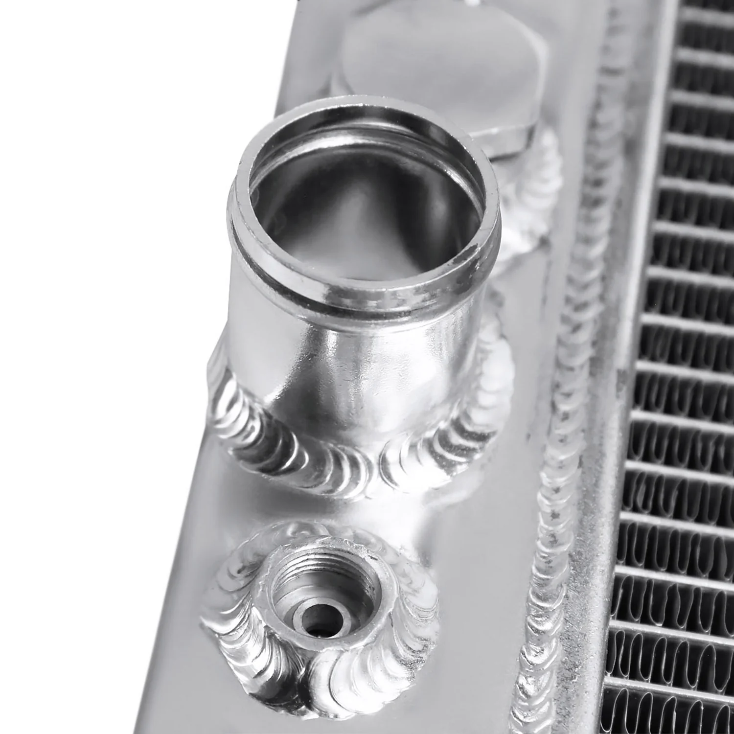 1991-2001 Jeep Cherokee/Comanche 2.5L/4.0L Alu 3-Row Performance Radiator - Image 6