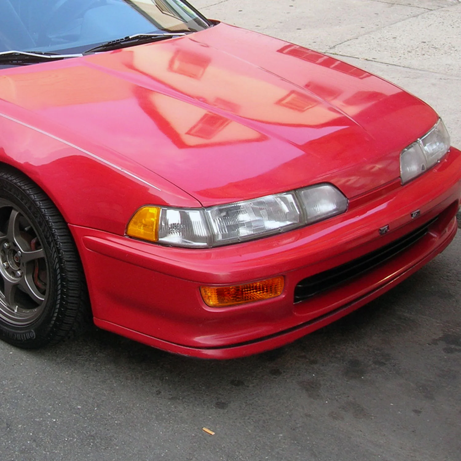 1992-1993 Acura Integra Bumper Lights Chrome Housing/Amber Lens - Image 10