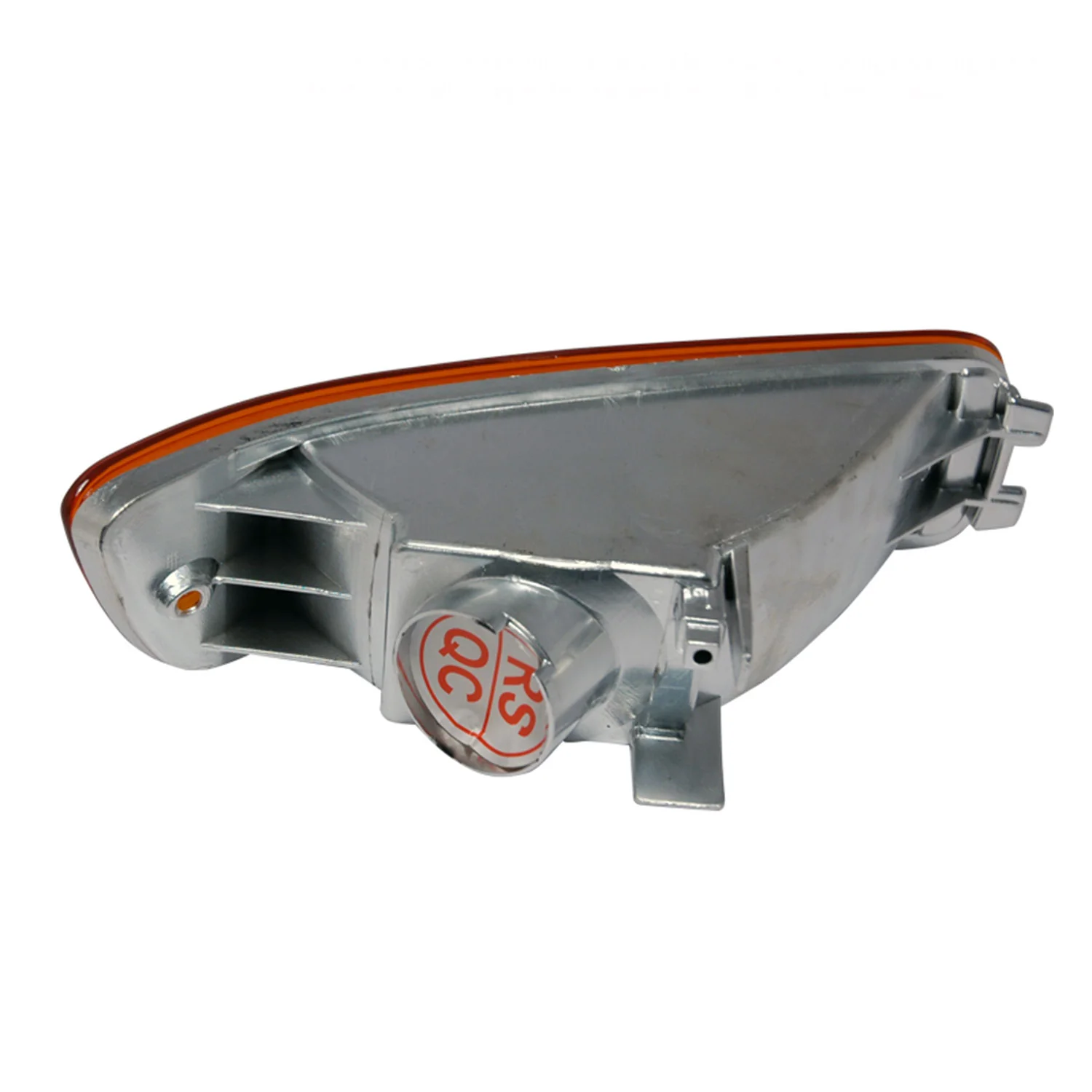 1992-1993 Acura Integra Bumper Lights Chrome Housing/Amber Lens - Image 6