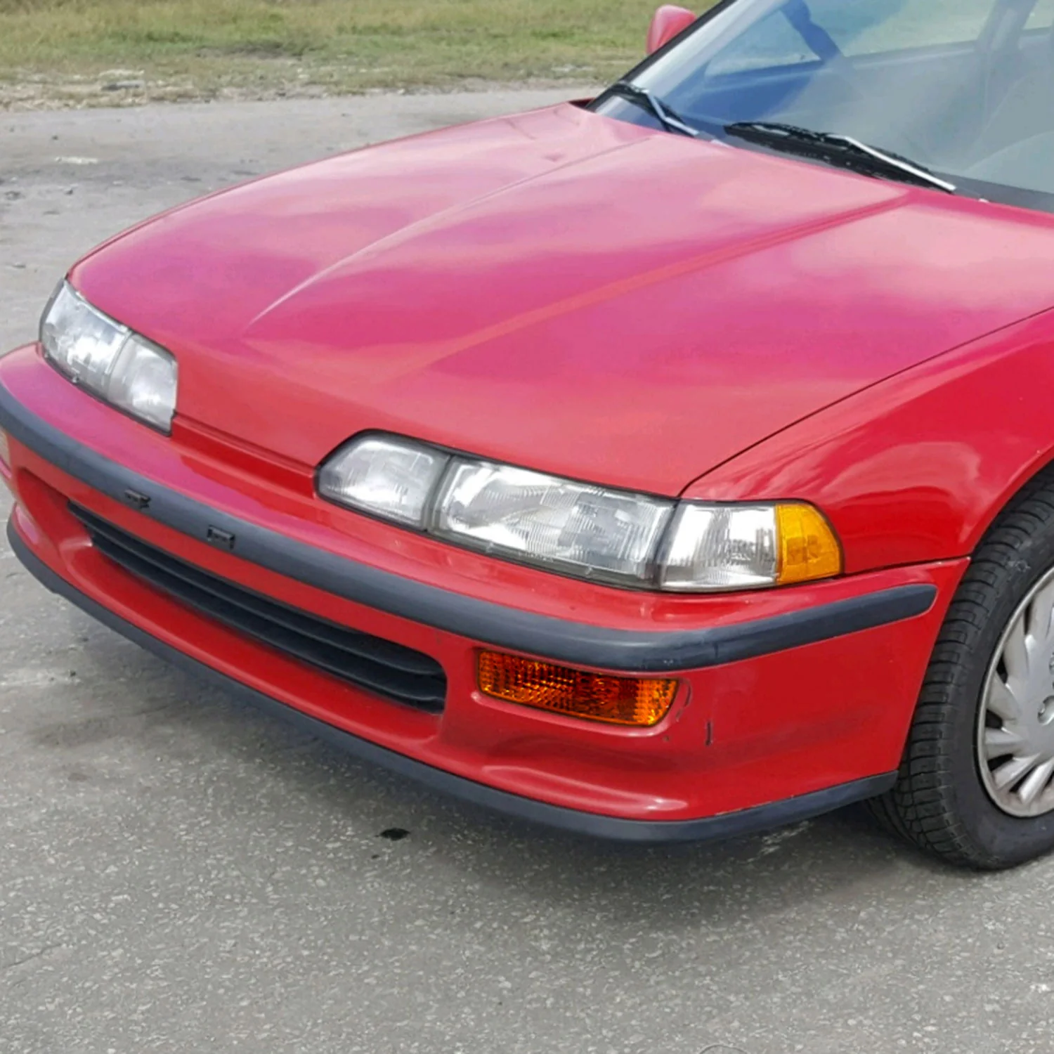 1992-1993 Acura Integra Bumper Lights Chrome Housing/Amber Lens - Image 9