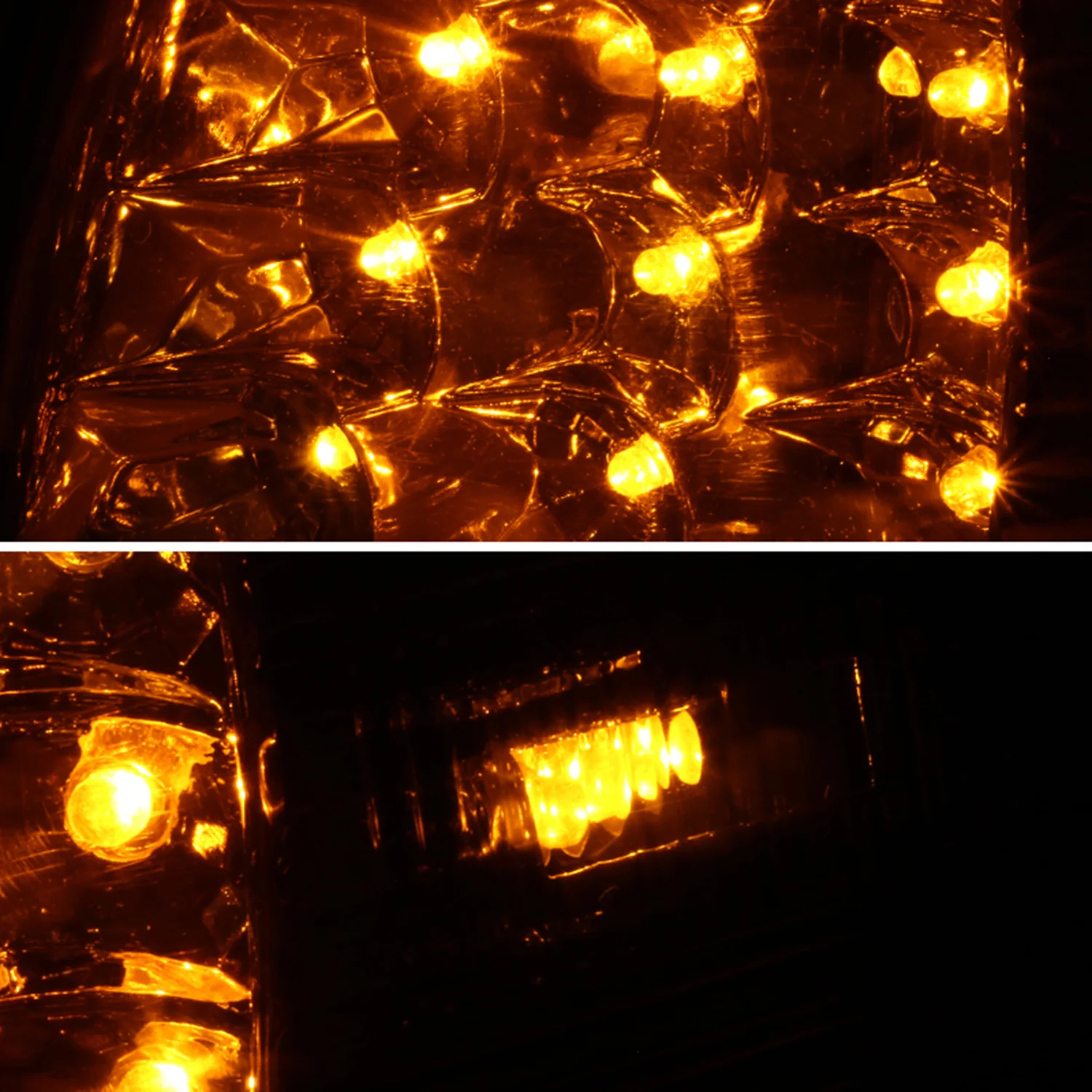 1992-1995 Honda Civic 2/3DR LED Corner Lights Chrome Housing/Amber Lens - Image 3