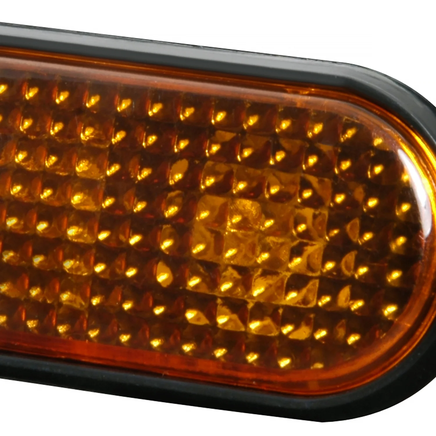 1992-1995 Honda Civic Amber Smoke Lens Side Marker Flat Style Lights - Image 3