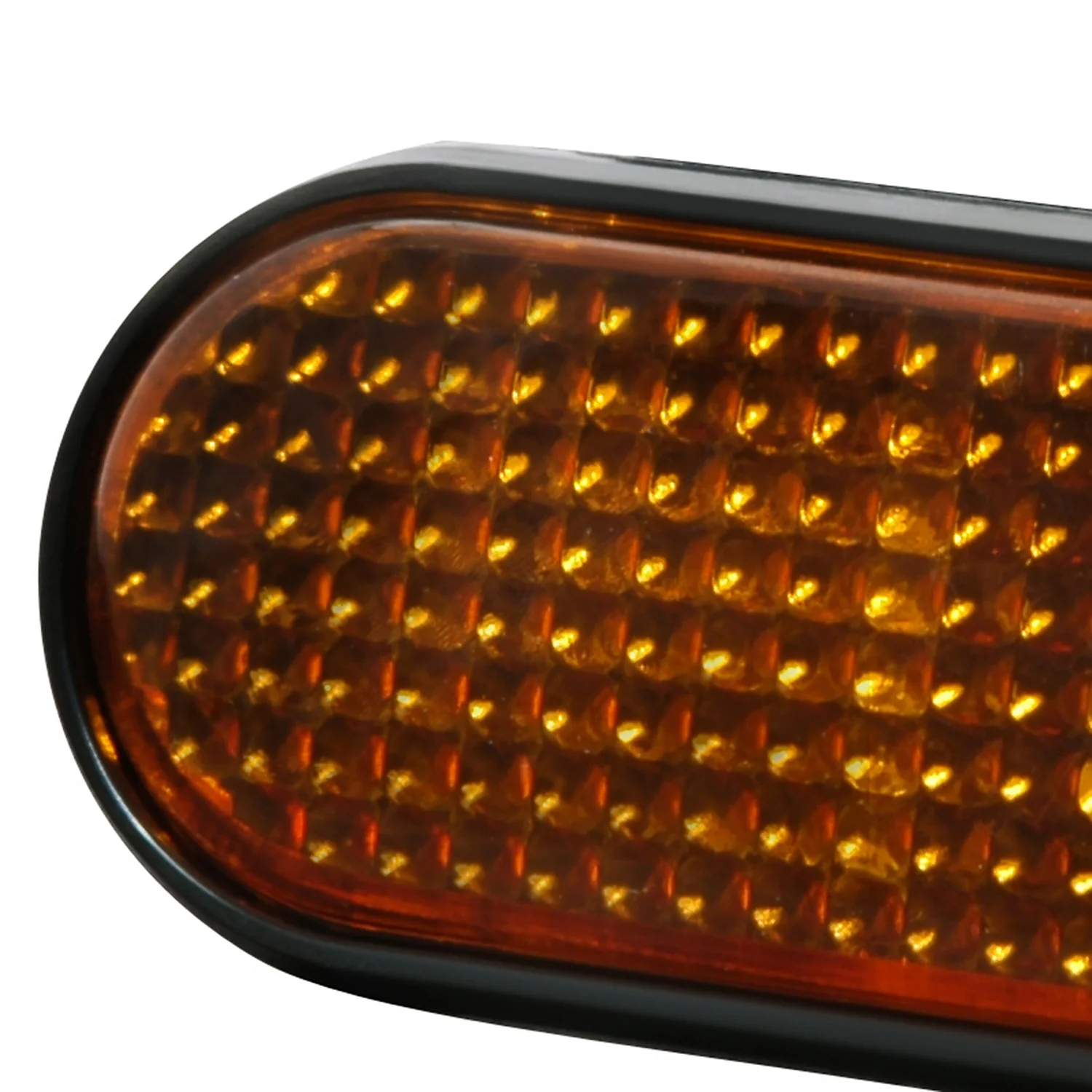 1992-1995 Honda Civic Amber Smoke Lens Side Marker Flat Style Lights - Image 4