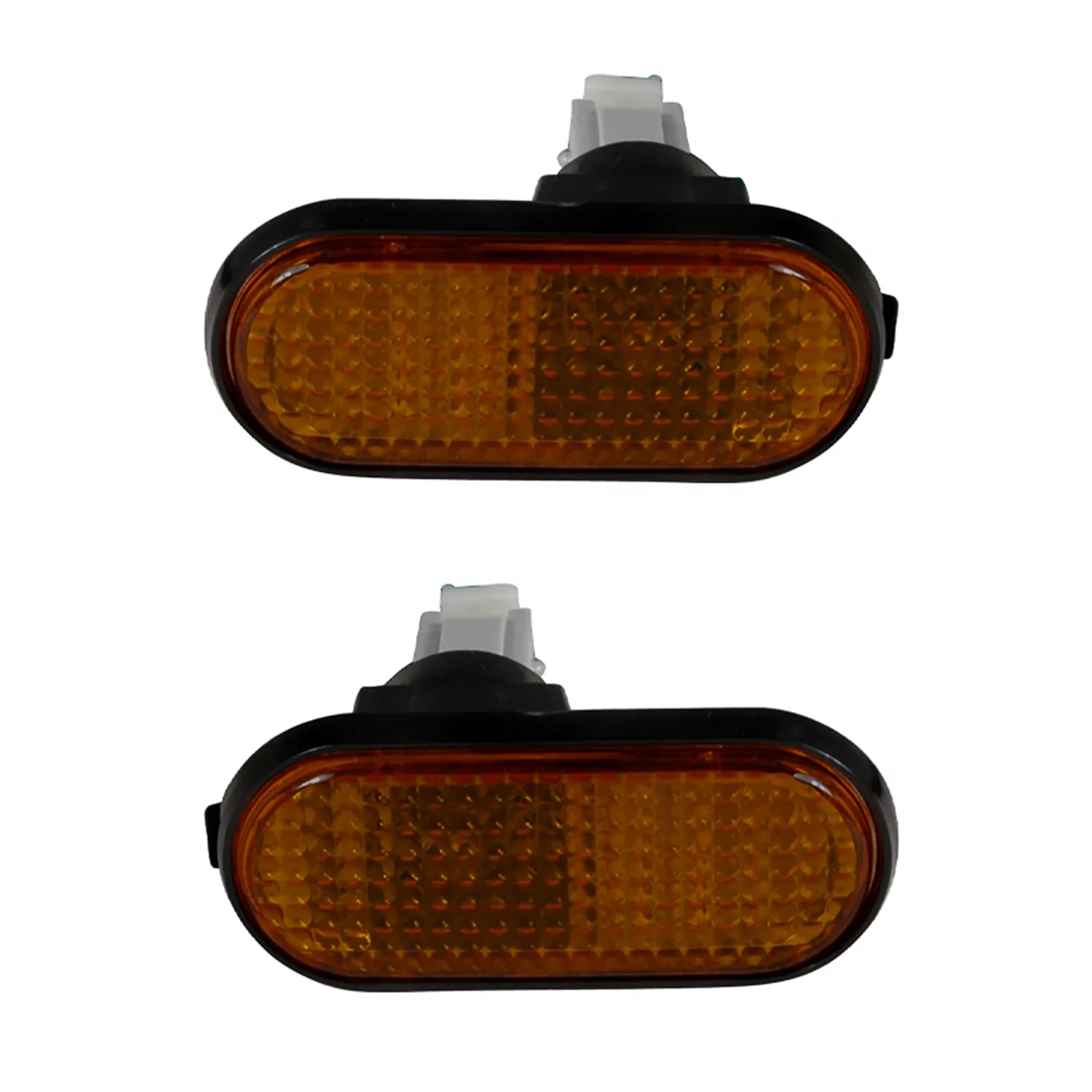 1992-1995 Honda Civic Amber Smoke Lens Side Marker Flat Style Lights - Image 7