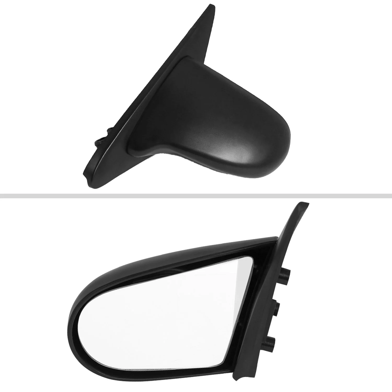 1992-1995 Honda Civic Coupe/Hatchback Black Power Spoon Sport Mirrors - Image 3