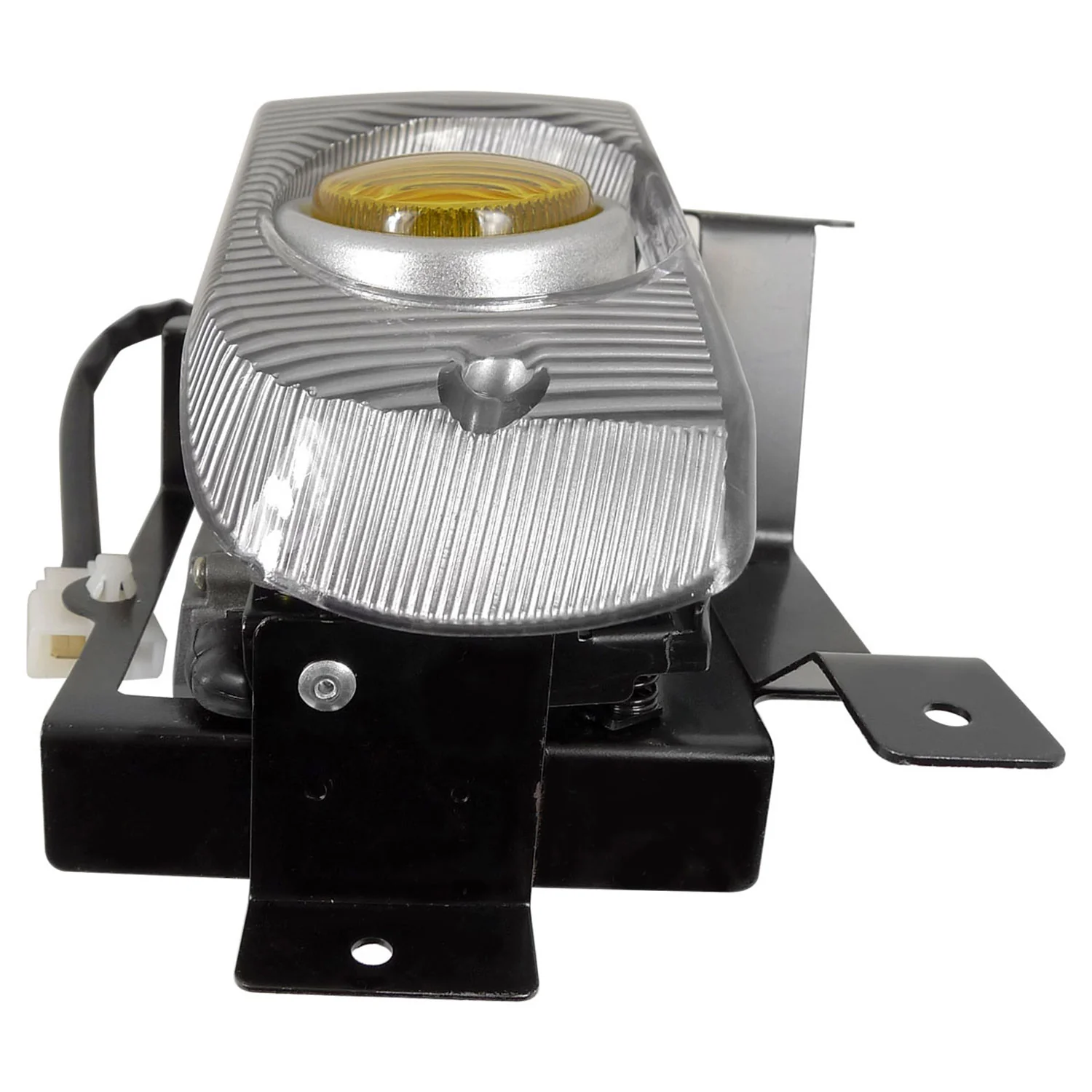 1992-1995 Honda Civic Sedan H3 Fog Lights Kit Chrome Housing/Yellow Lens - Image 4
