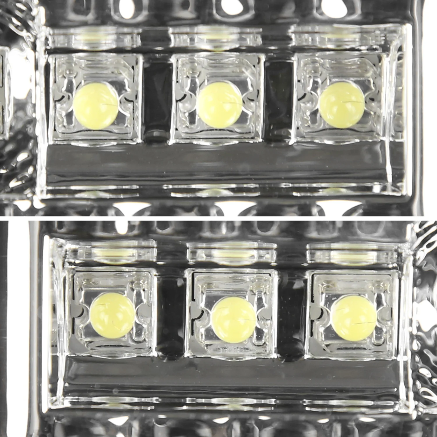 1992-1996 Ford F-150/F-250/F-350/Bronco LED 3rd Brake Light Chrome/Clear Lens - Image 3