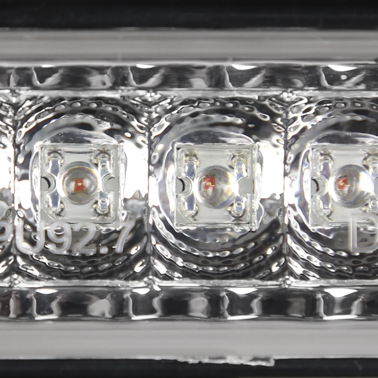1992-1996 Ford F-150/F-250/F-350/Bronco LED 3rd Brake Light Chrome/Clear Lens - Image 4