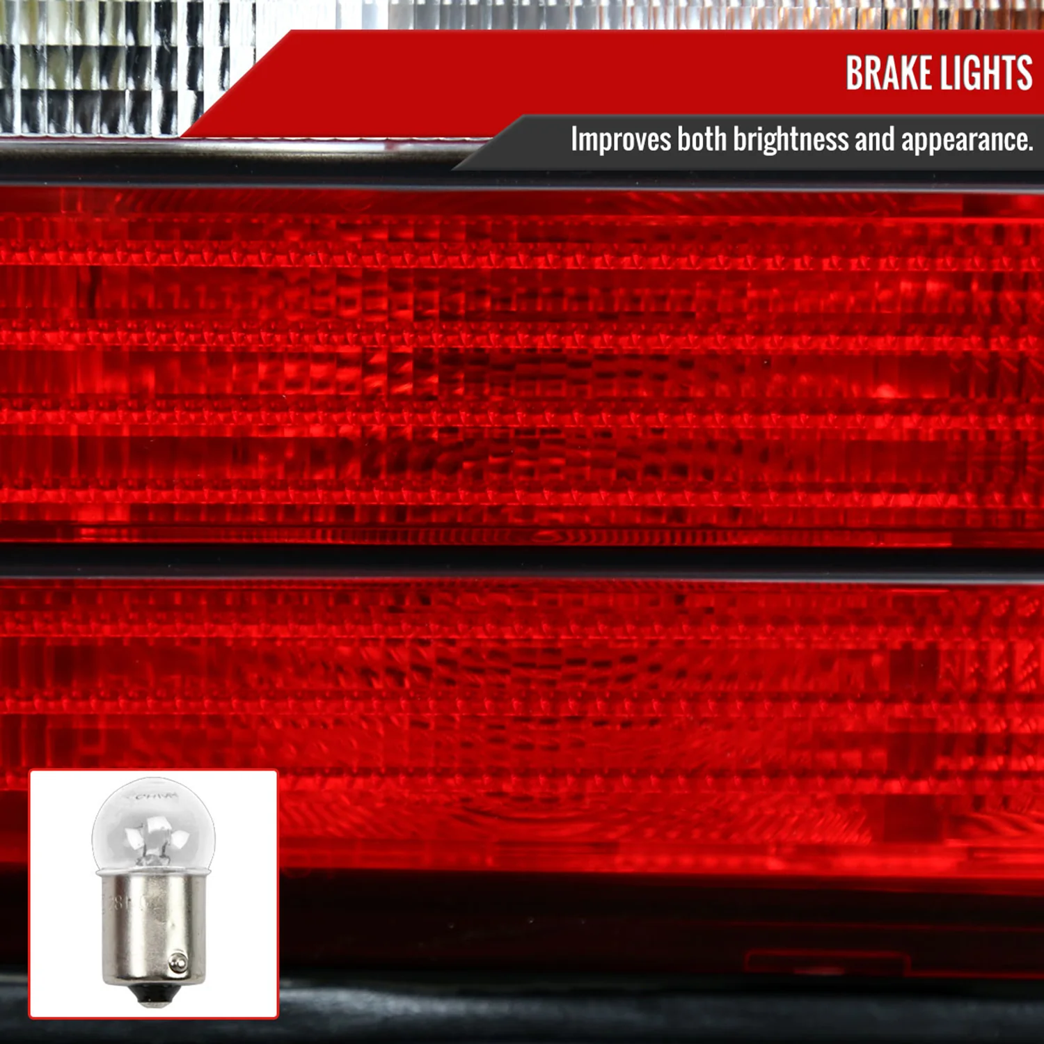 1992-1998 BMW E36 3 Series Coupe/Convertible Tail Lights Chrome/Red Clear Lens - Image 6