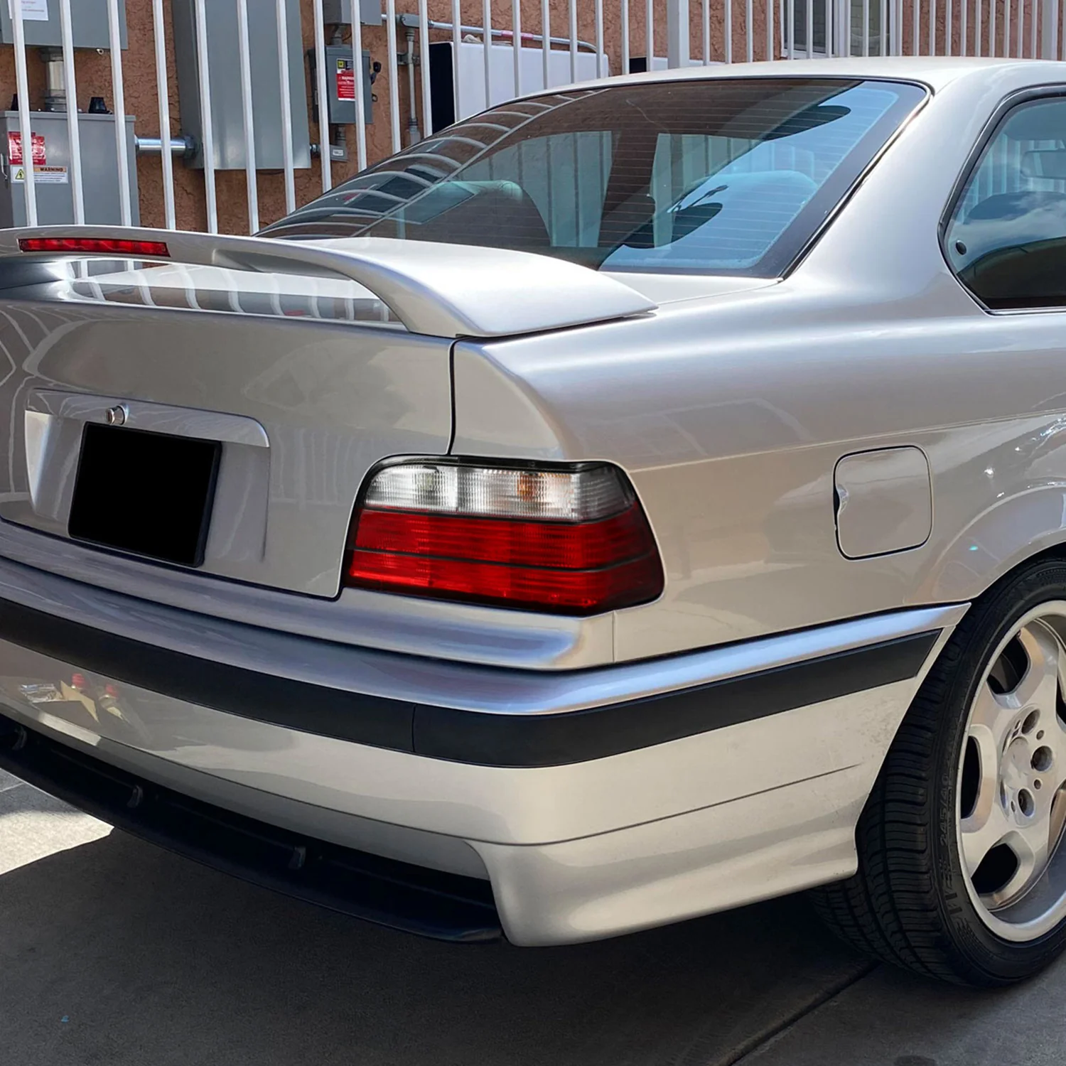 1992-1998 BMW E36 3 Series Coupe/Convertible Tail Lights Chrome/Red Clear Lens - Image 9