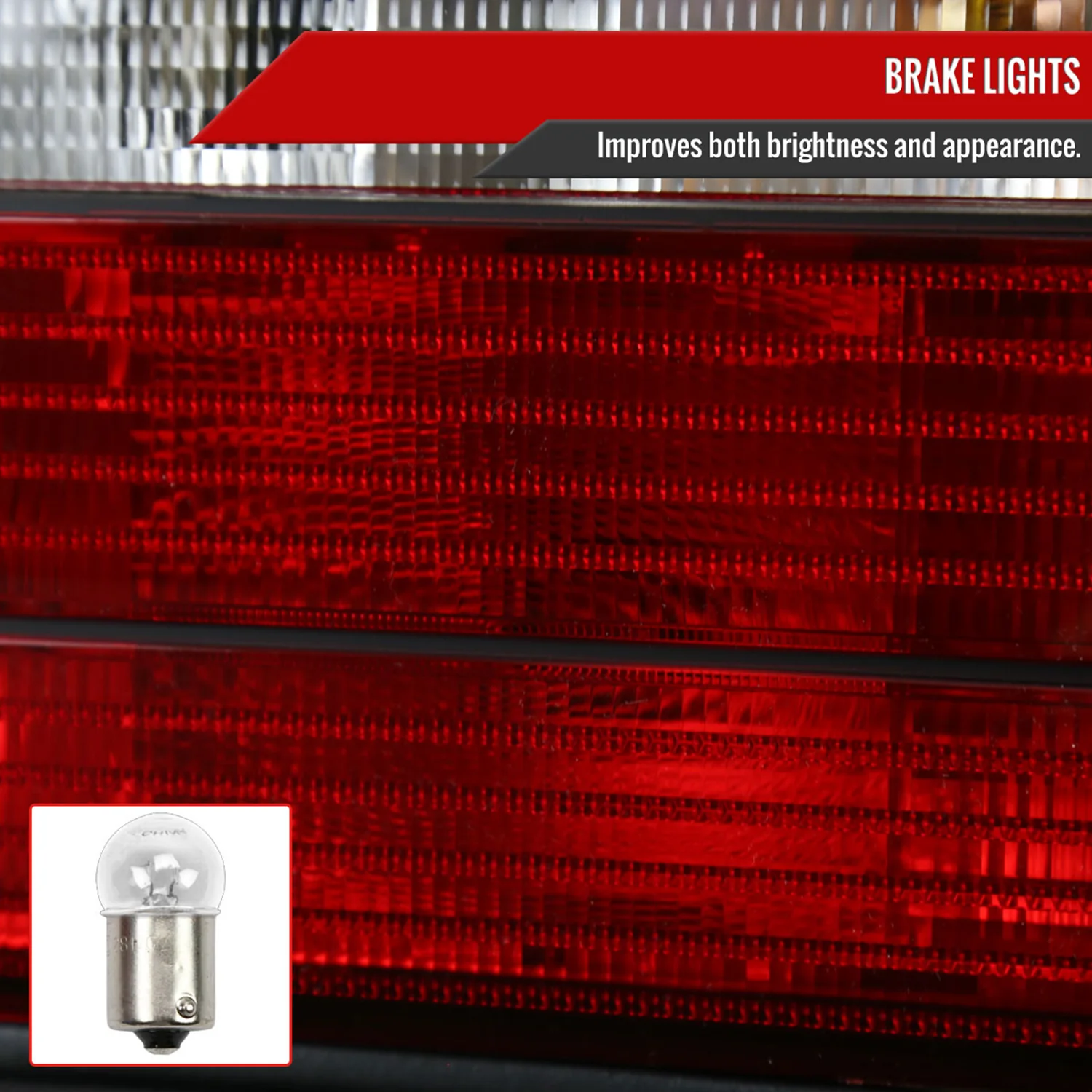 1992-1998 BMW E36 3 Series Sedan Tail Lights Chrome Housing/Red Clear Lens - Image 6