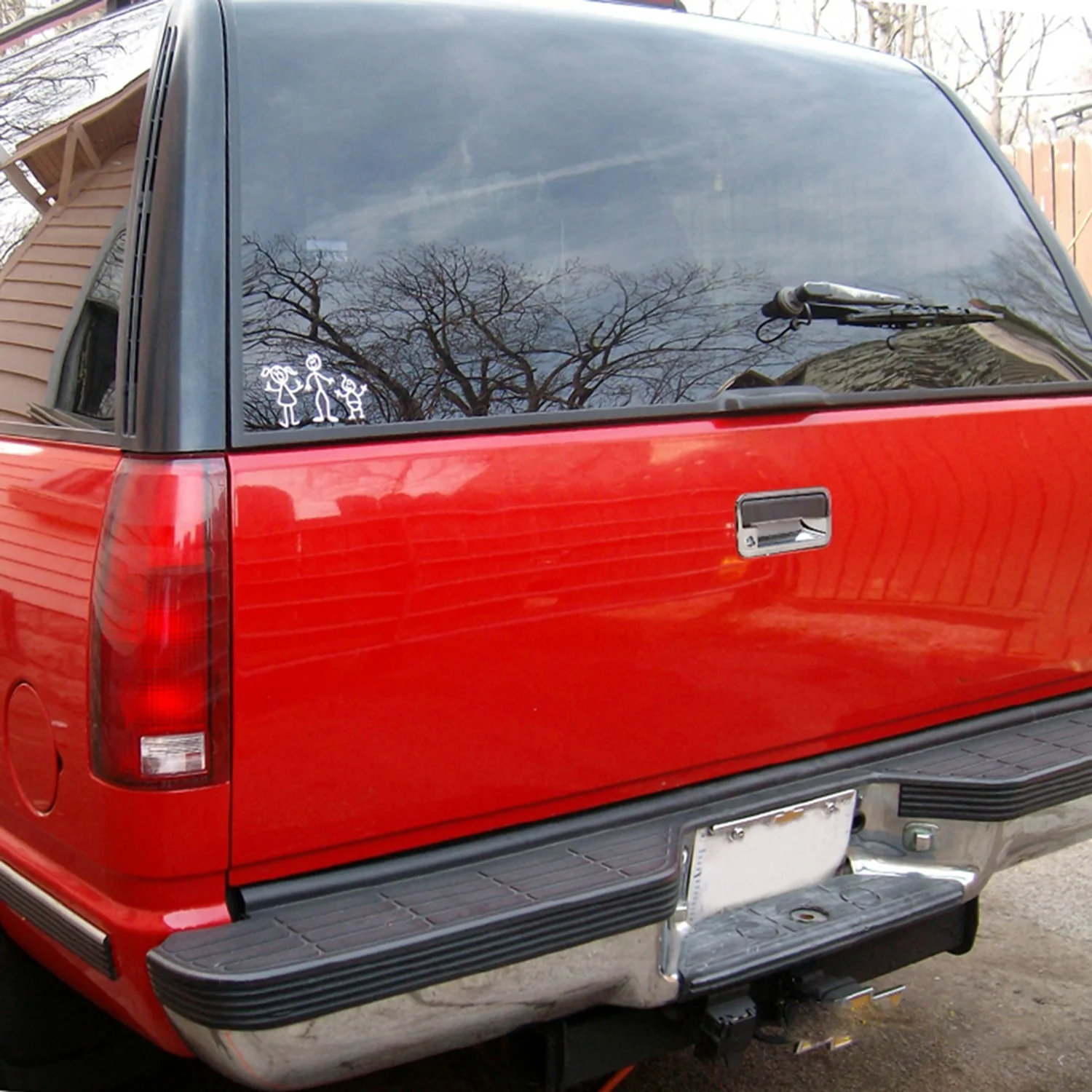 1992-1999 Chevy Tahoe/Suburban GMC Yukon Tailgate Door Handle Covers Chrome - Image 4
