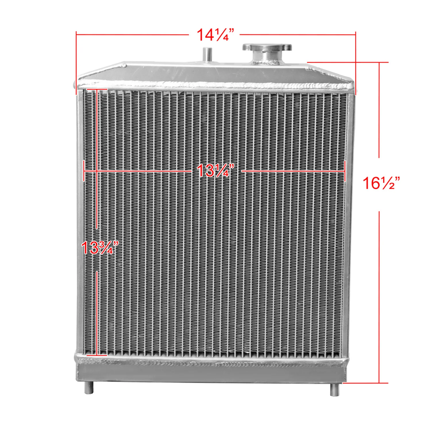 1992-2000 Honda Civic EG EK Del Sol S/Si Manual Transmission 2Row Radiator - Image 3