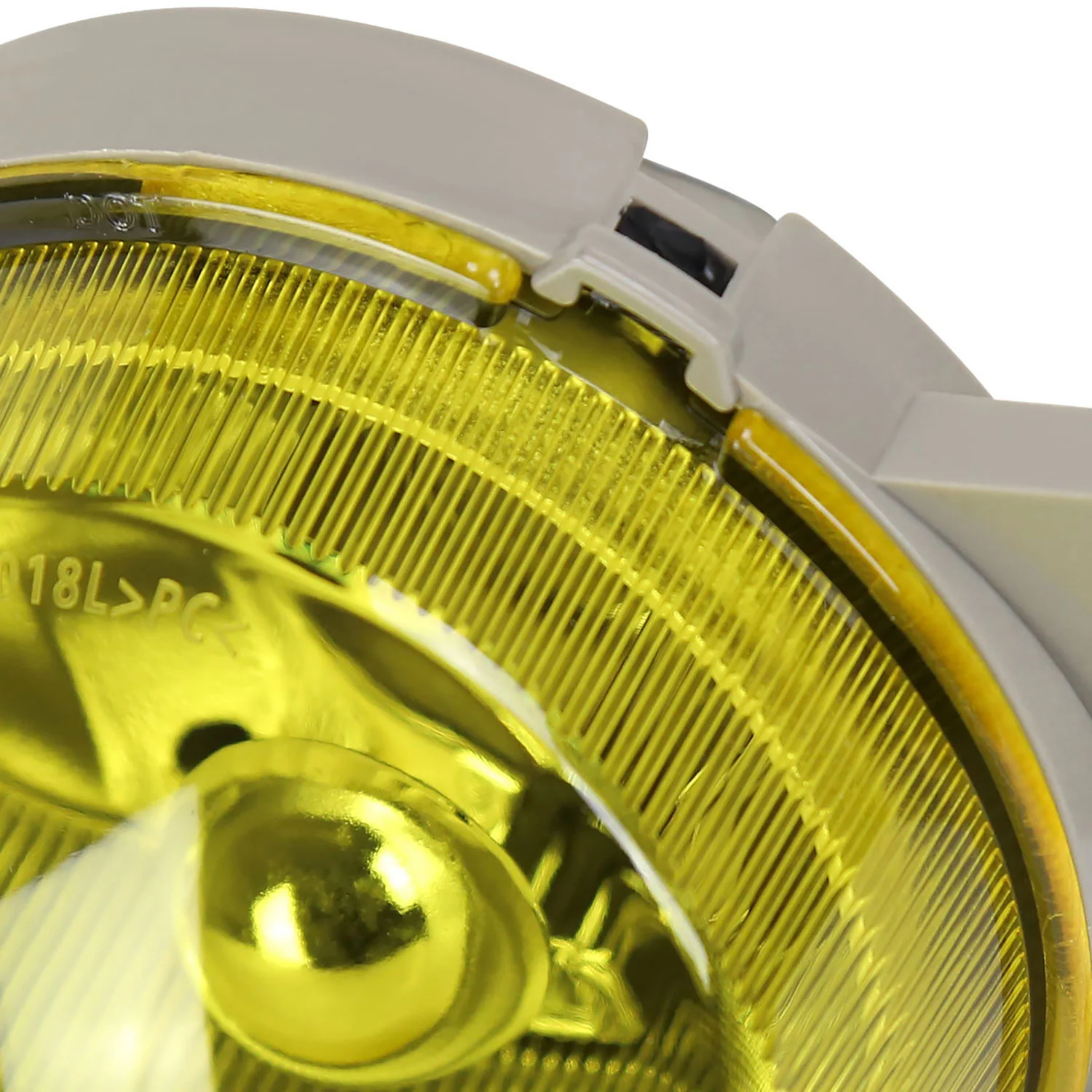 1993-1997 Honda Civic Del Sol Fog Lights Chrome Housing/Yellow Lens - Image 4