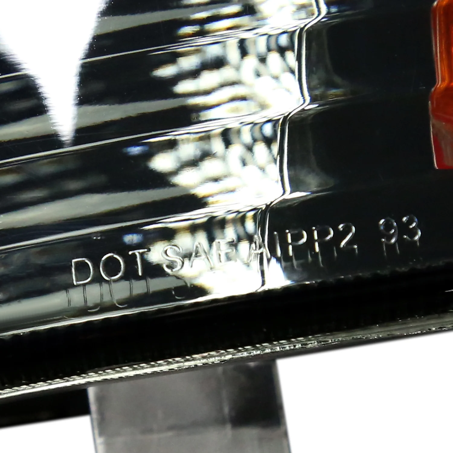 1993-1998 Jeep Grand Cherokee Corner Lights w/ Amber Reflectors Chrome/Smoke - Image 5