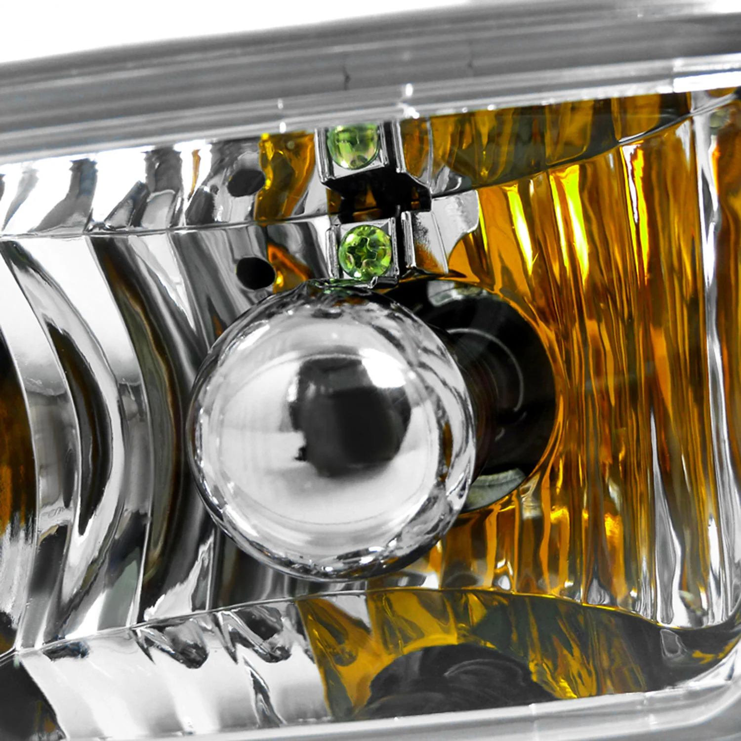 1993-1998 VW Golf Mk3/Jetta/Cabrio H3 Bumper Fog Lights Chrome/Clear Lens - Image 2