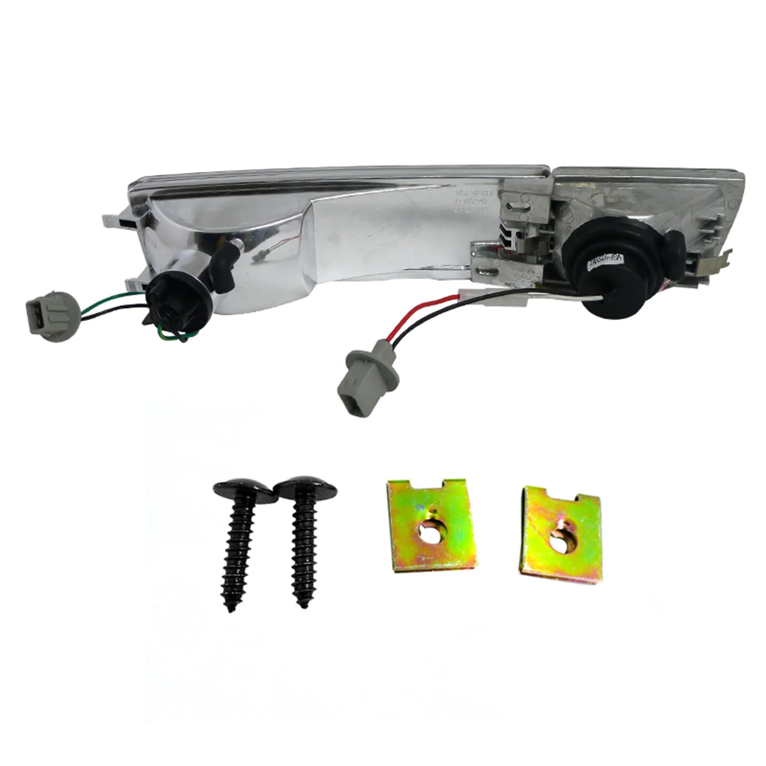 1993-1998 VW Golf Mk3/Jetta/Cabrio H3 Bumper Fog Lights Chrome/Clear Lens - Image 7