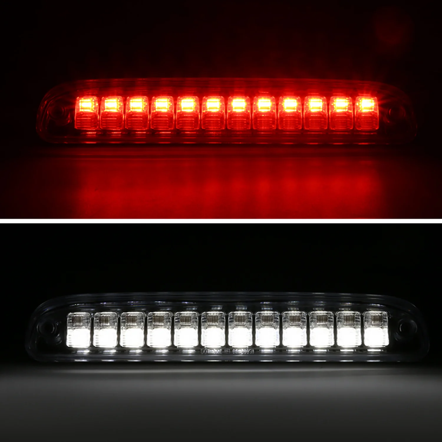 1993-2016 Ford F-250/350/450/550/ Ford Ranger LED 3rd Brake Tail Light Chrome - Image 2