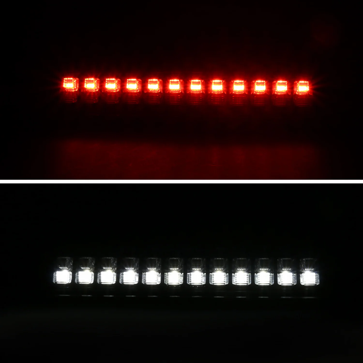 1993-2016 Ford F-250/350/450/550/Ranger LED 3rd Brake Tail Light Black/Smoke - Image 2