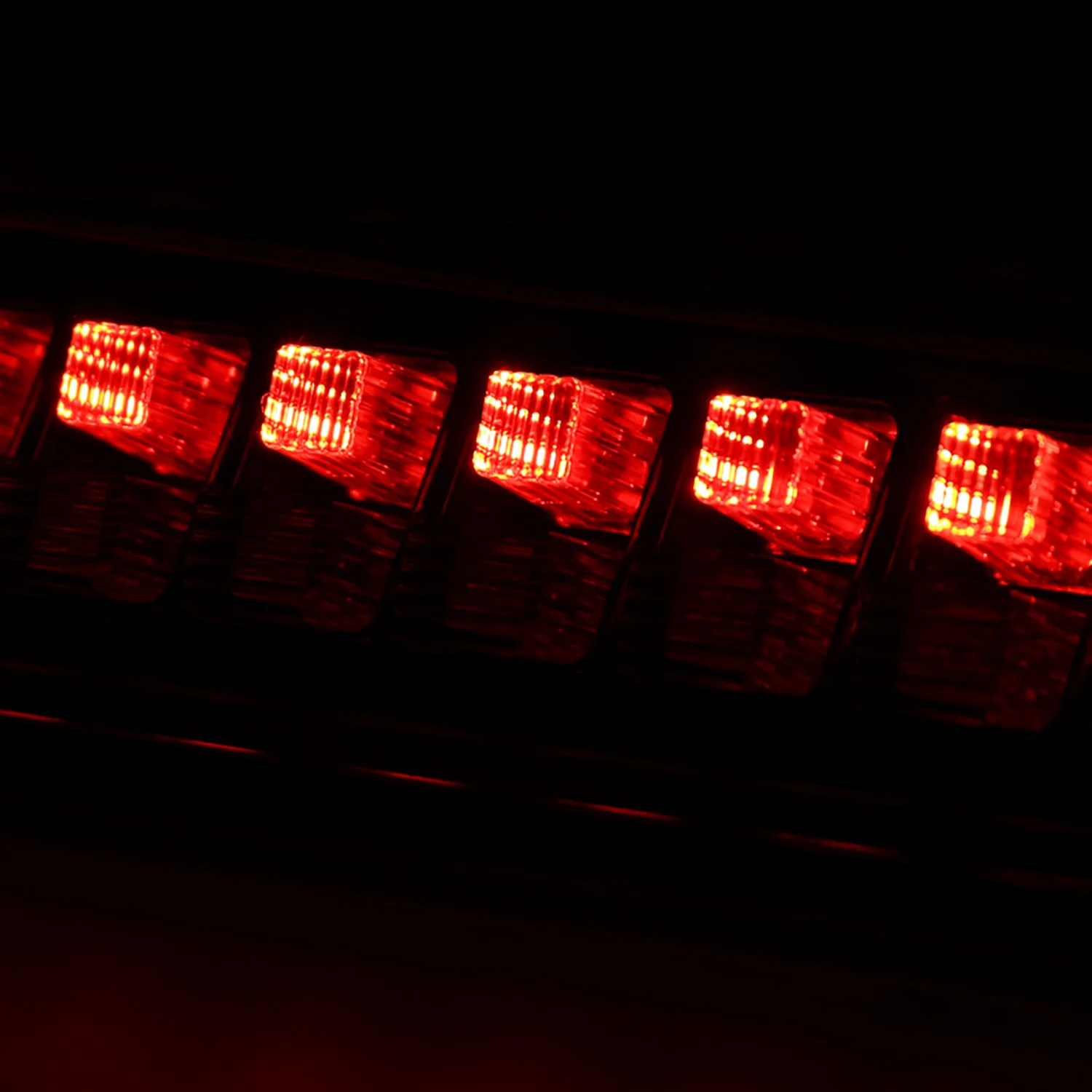 1993-2016 Ford F-250/350/450/550/Ranger LED 3rd Brake Tail Light Matt Black - Image 5