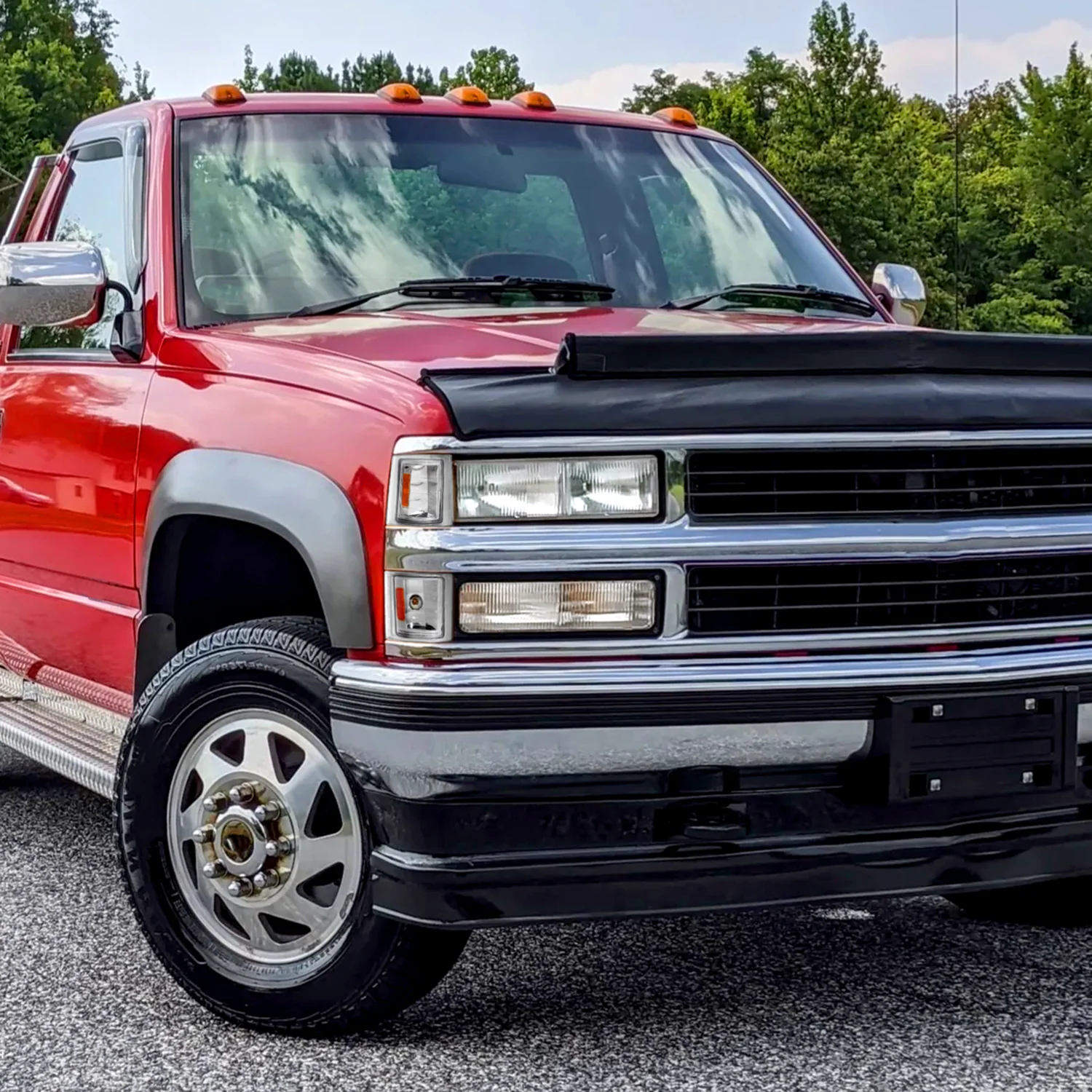 1994-1998 Chevy C/K C10/Tahoe/Suburban/Silverado Corner Lights Chrome/Clear - Image 10