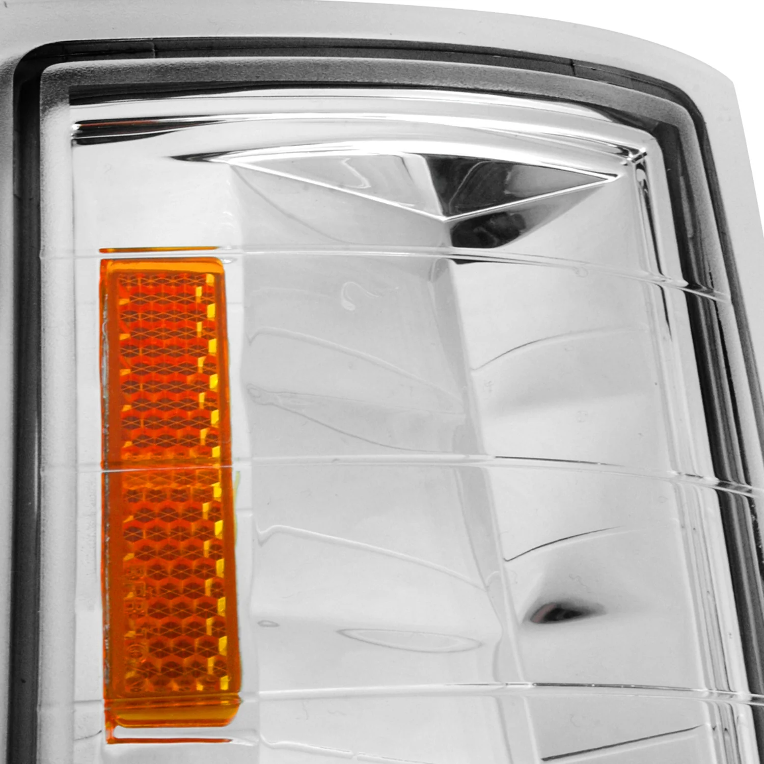 1994-1998 Chevy C/K C10/Tahoe/Suburban/Silverado Corner Lights Chrome/Clear - Image 5