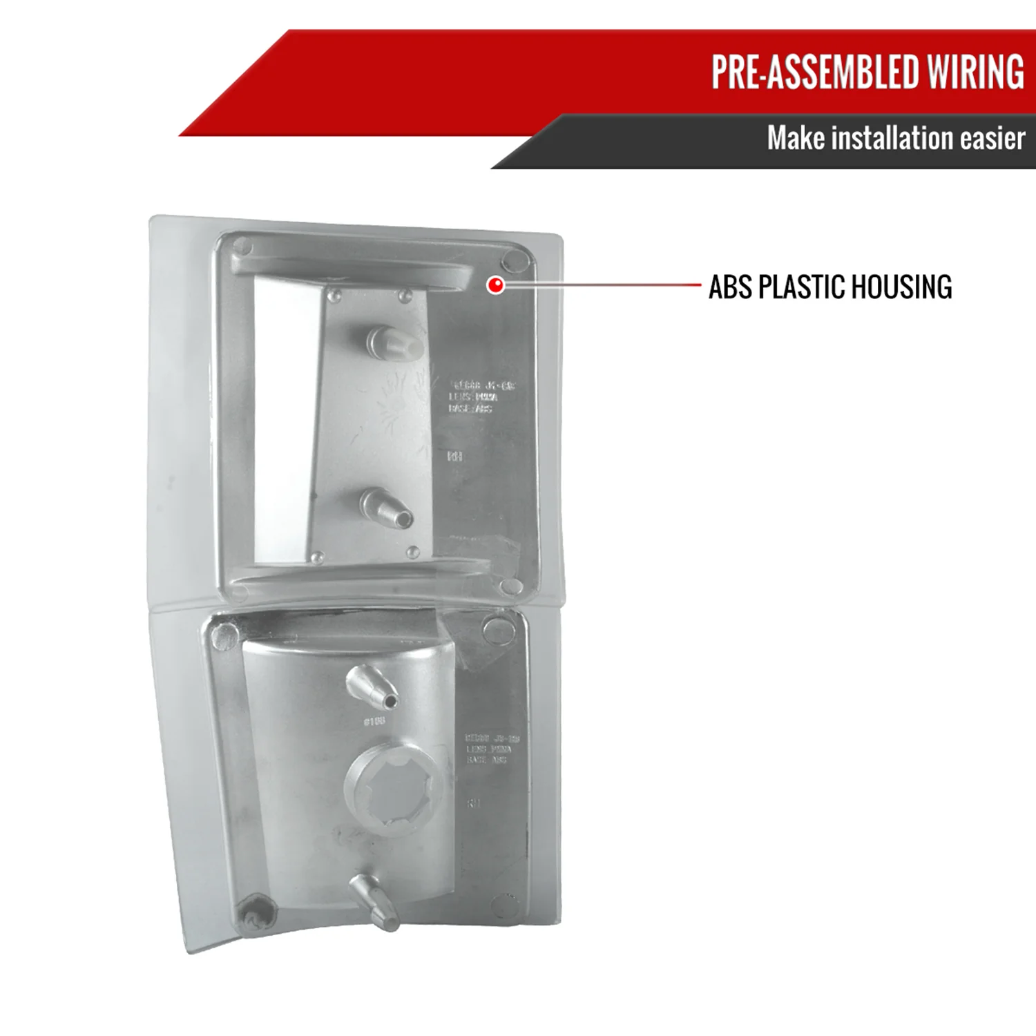 1994-1998 Chevy C/K Silverado/Tahoe Corner Lights Matte Black/Clear Lens - Image 6